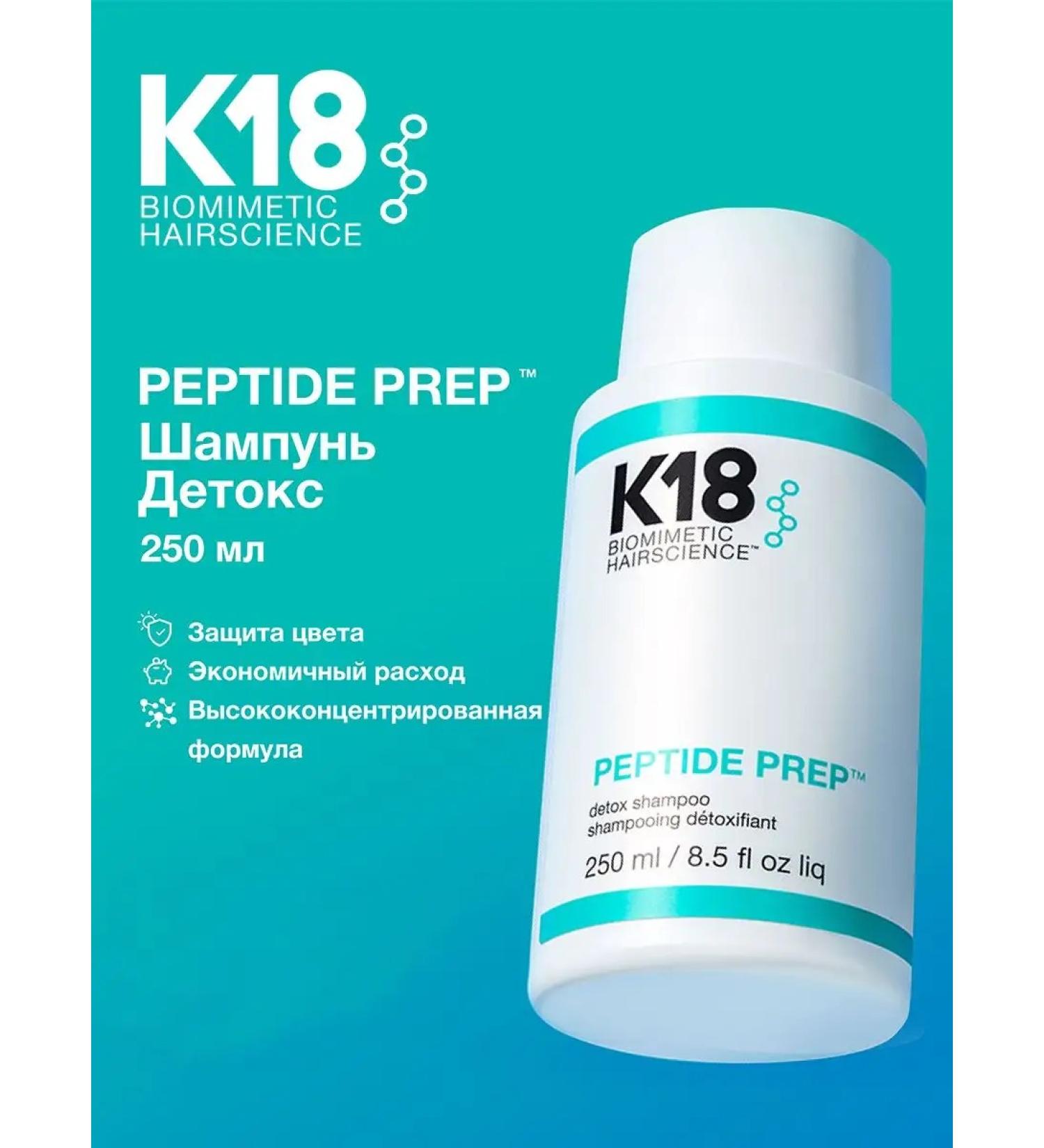 K18 Hair shampoo Professional care detox 250 ml - Buy Online on GoSupps.com