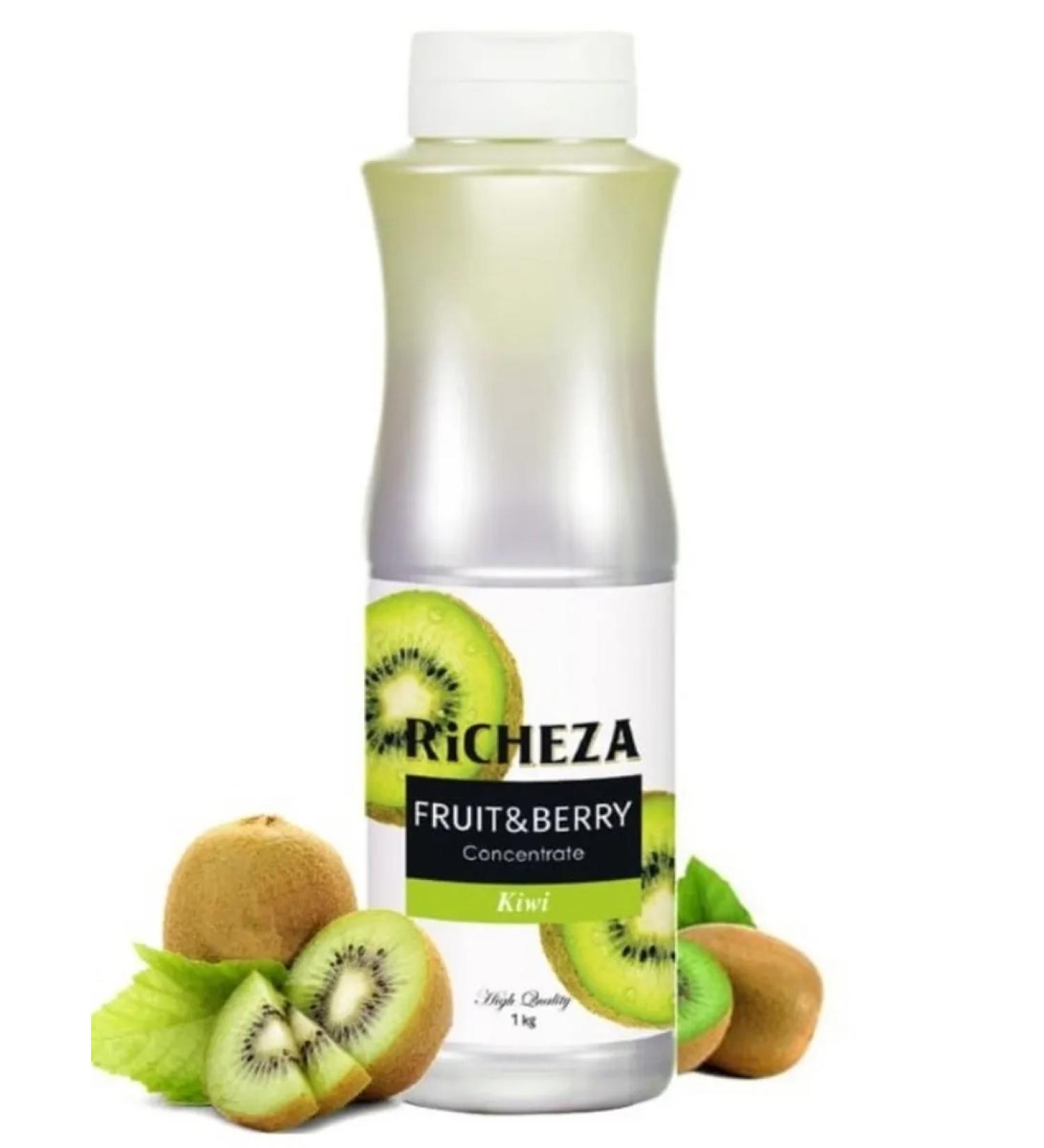 RiCHEZA Concentrate base for kiwi drinks 1 kg - Buy Online on GoSupps.com