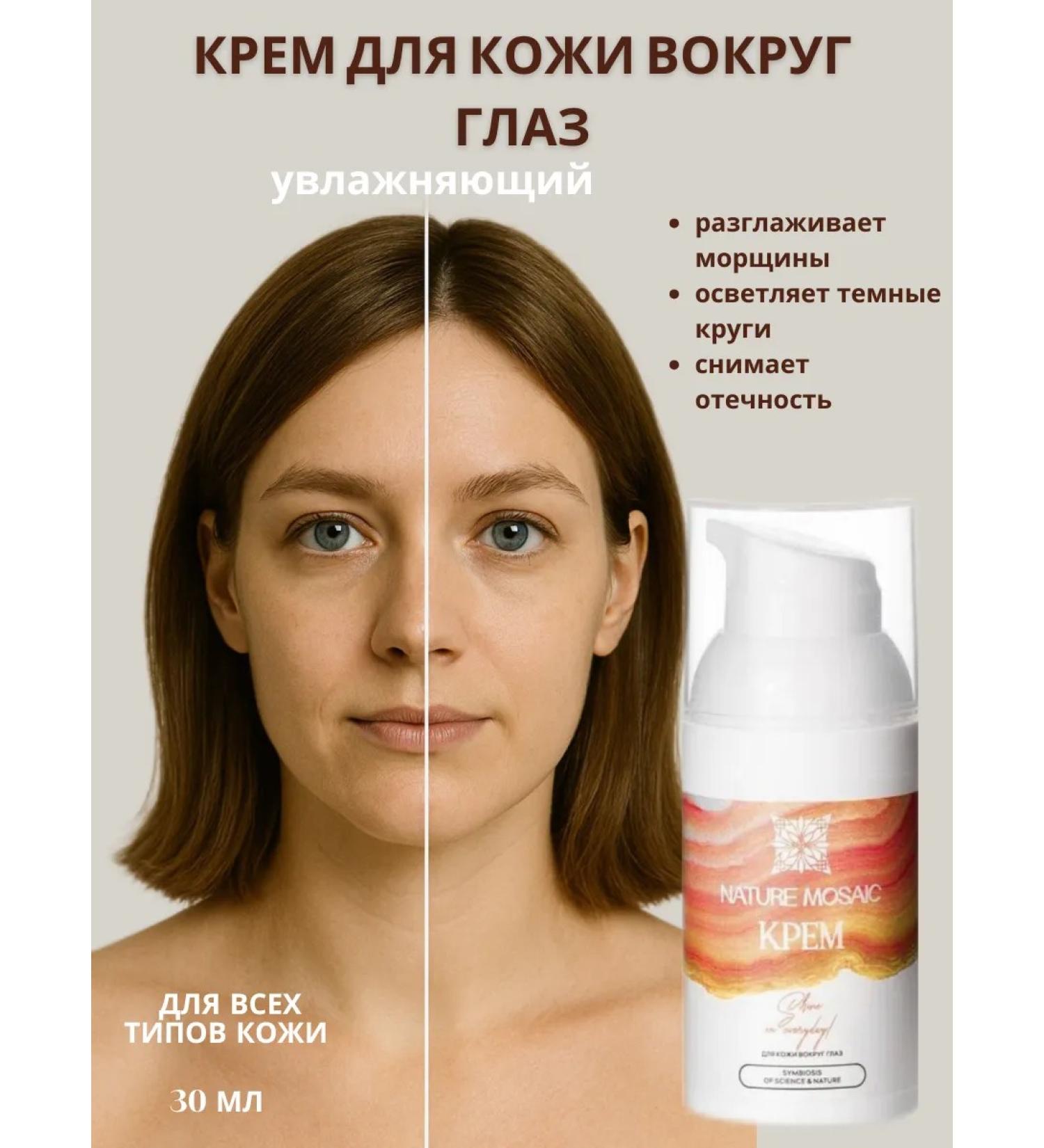 NATURE MOSAIC Skin cream around the eyes 30 ml - Buy Online on GoSupps.com