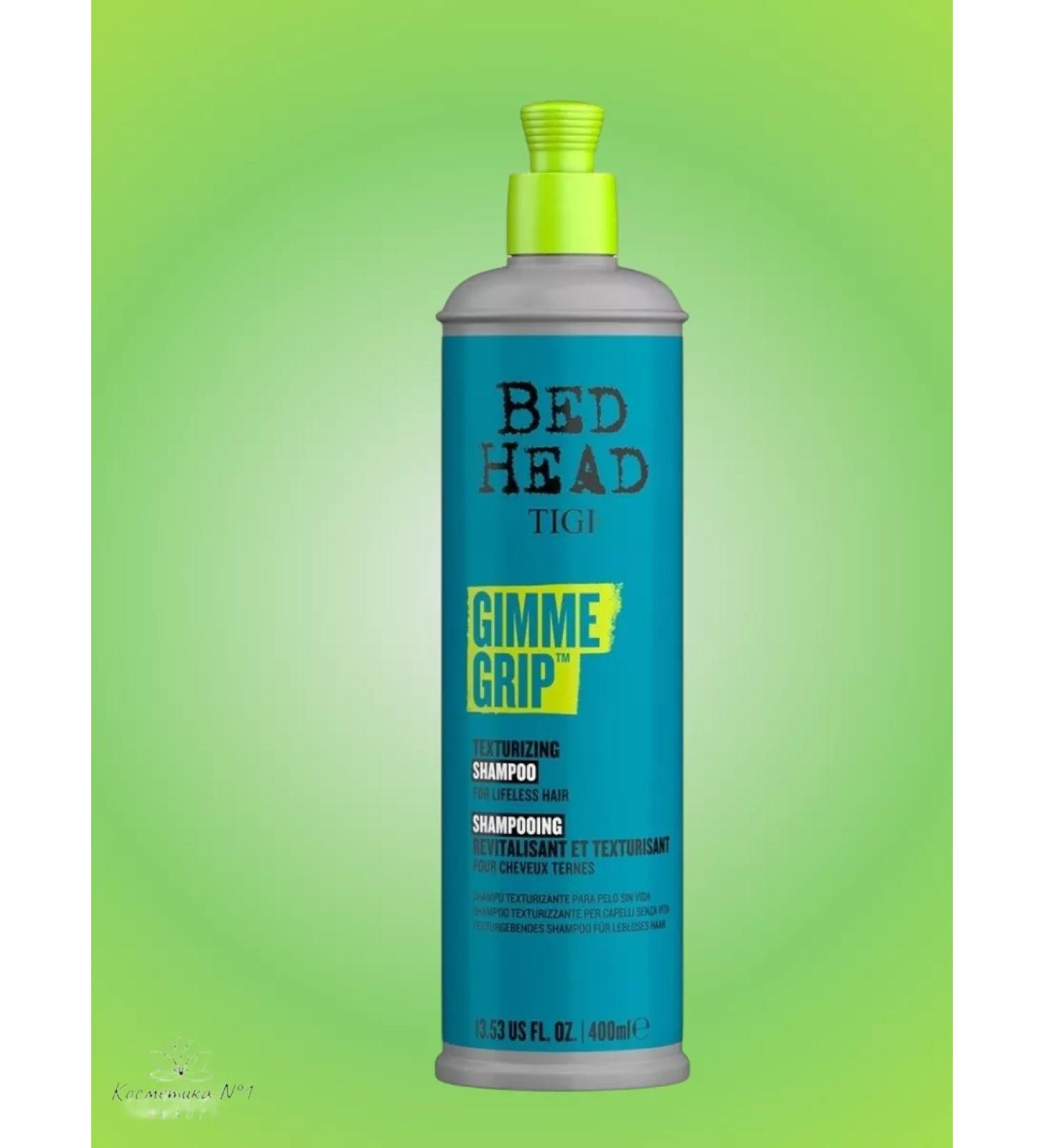 TIGI Hair shampoo Texturing Gimme Grip 400 ml - Buy Online on GoSupps.com