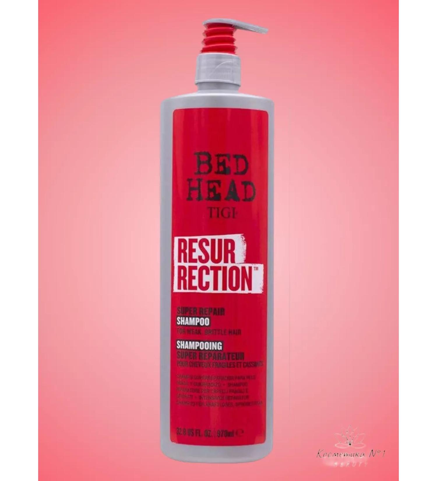 TIGI Shampoo for damaged hair Resurrection Repair 970 ml - Buy Online on GoSupps.com