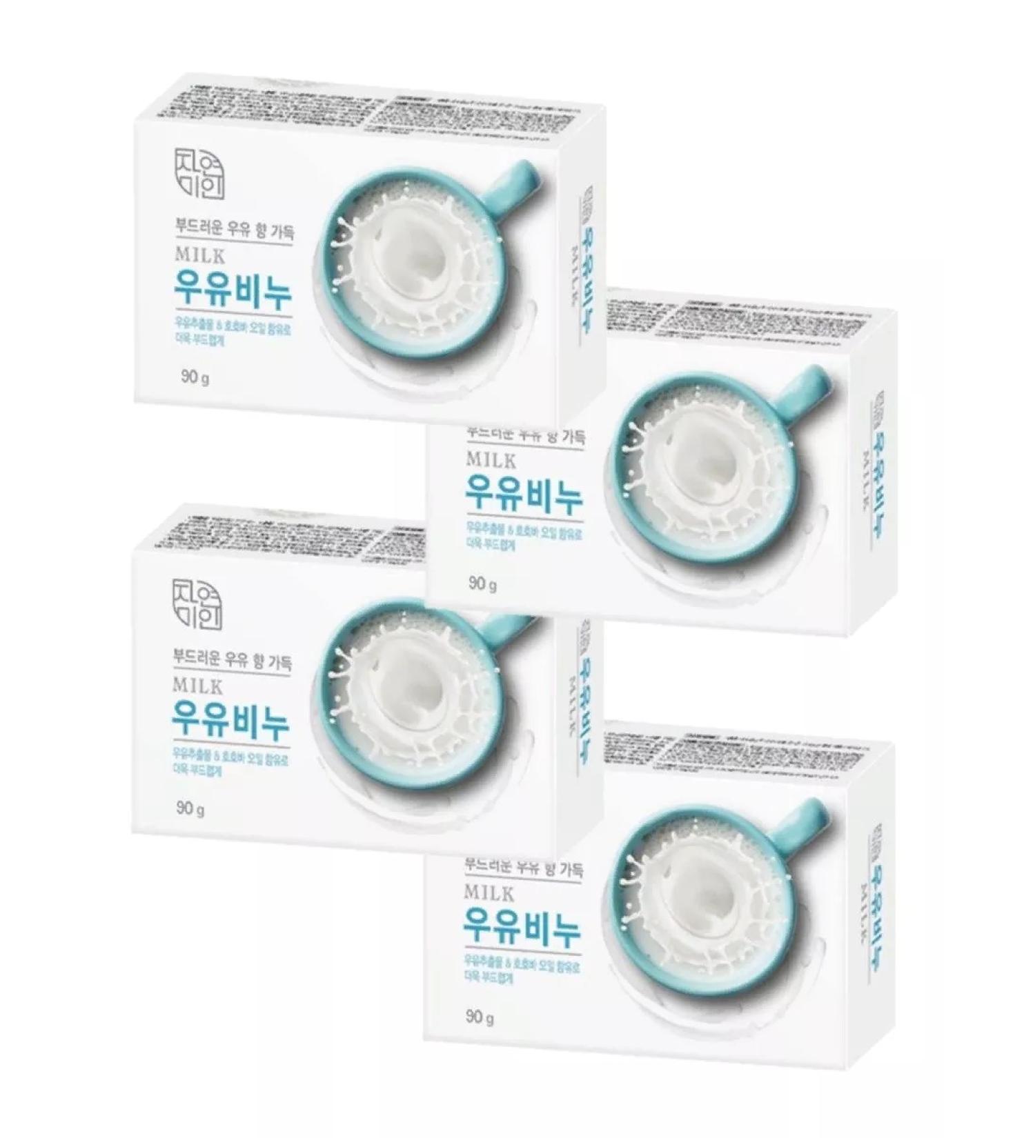 MUKUNGHWA Pure Milk Face Milk with milk and Jozhoba oil 4x90g