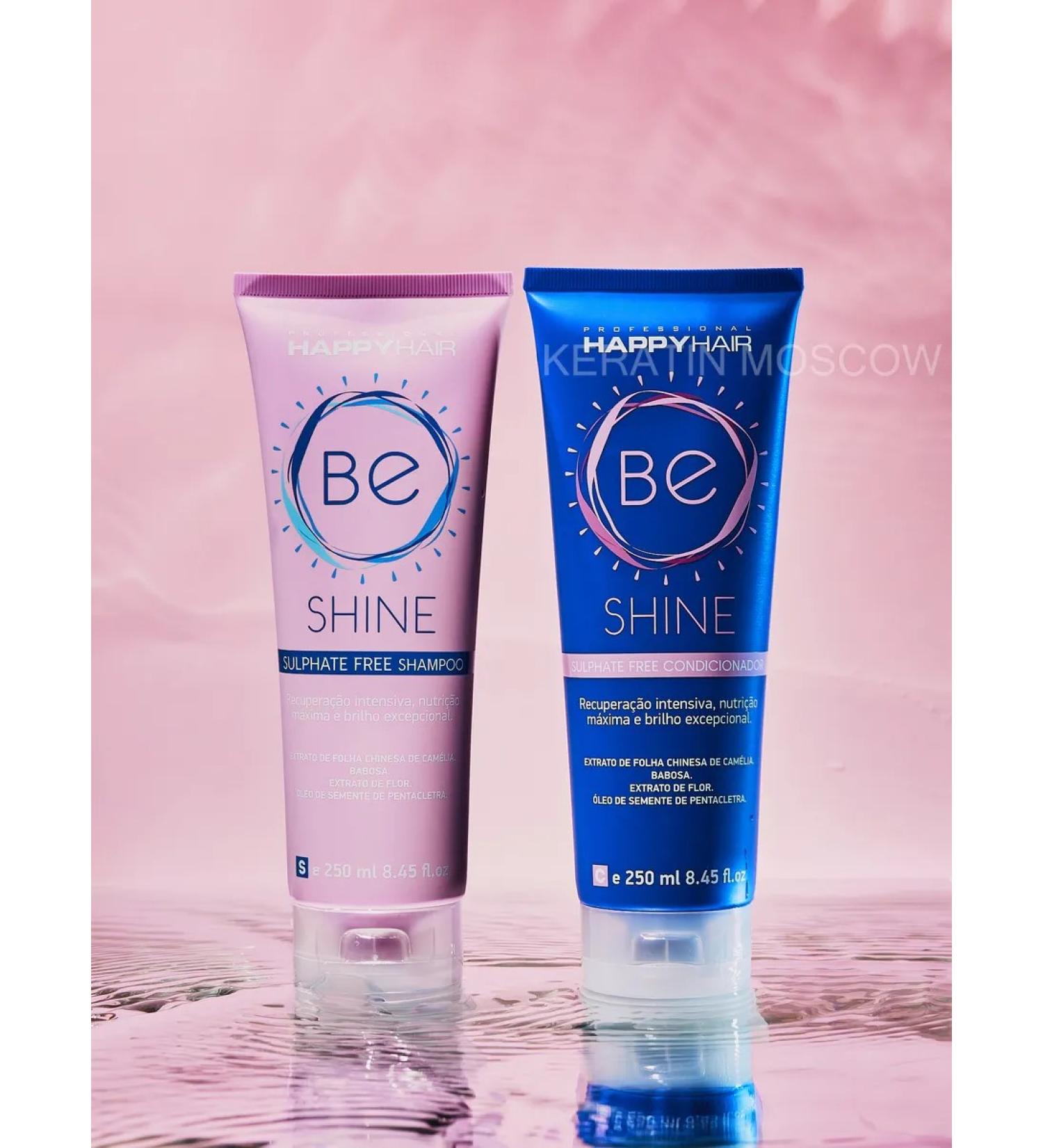 Keratin Moscow Happy Hair Be Shine Shampoo Conditioner - Buy Online on GoSupps.com