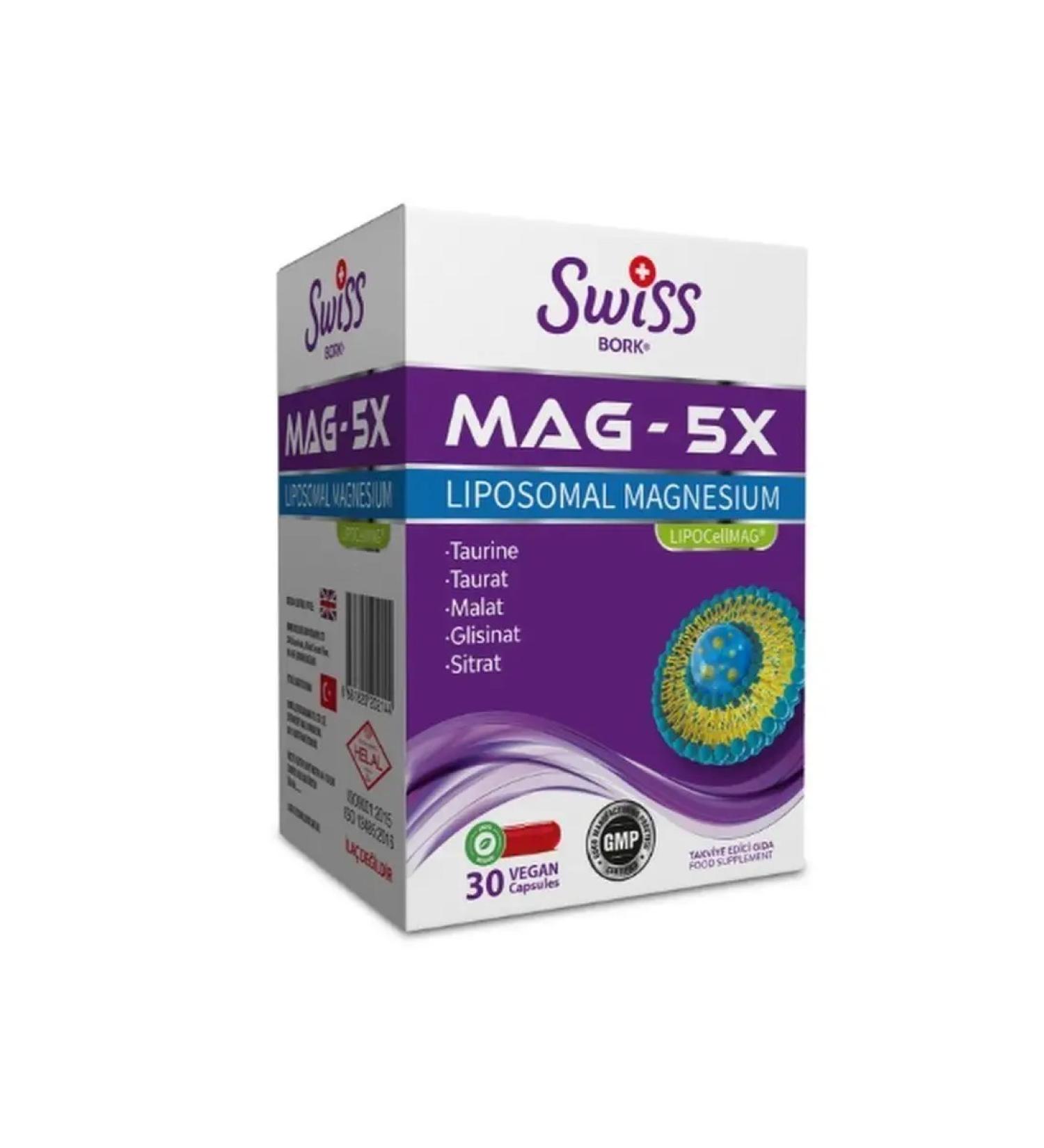 Swiss Vitamins MAG-5X Liposomal Magnesium