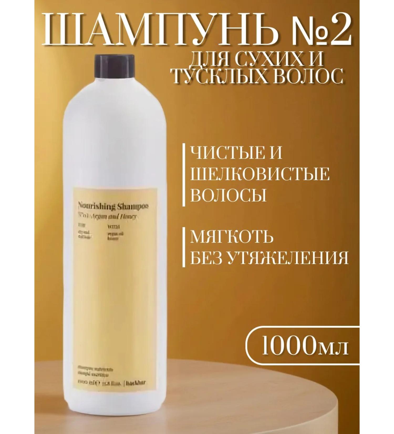 Farmavita Shampoo for dry and dull hair Backbar Nourice No. 02 1l - Buy Online on GoSupps.com