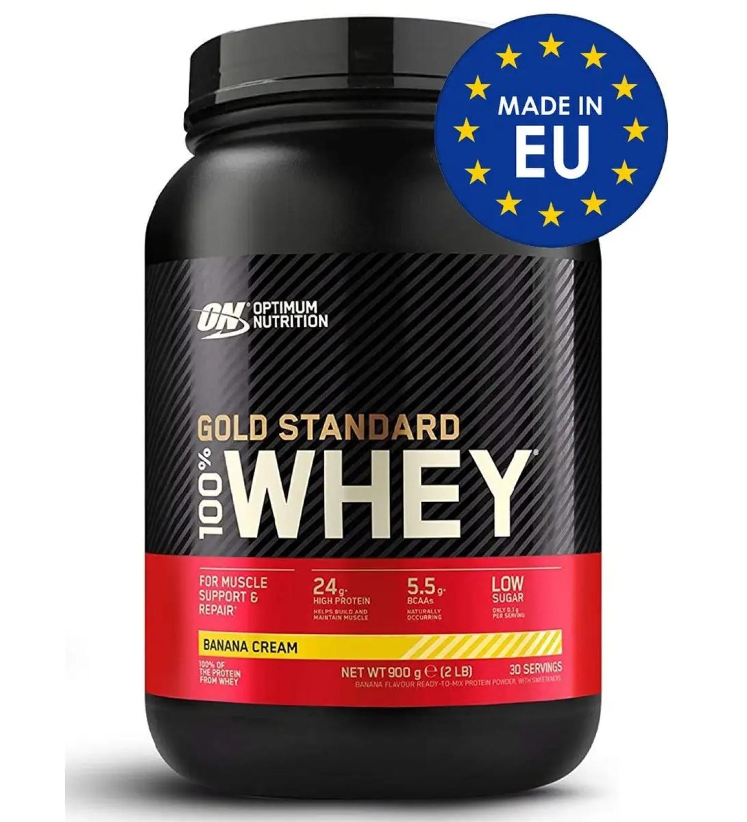 Optimum Nutrition 100% Whey Gold Standard 900 g (EU) - Buy Online on GoSupps.com