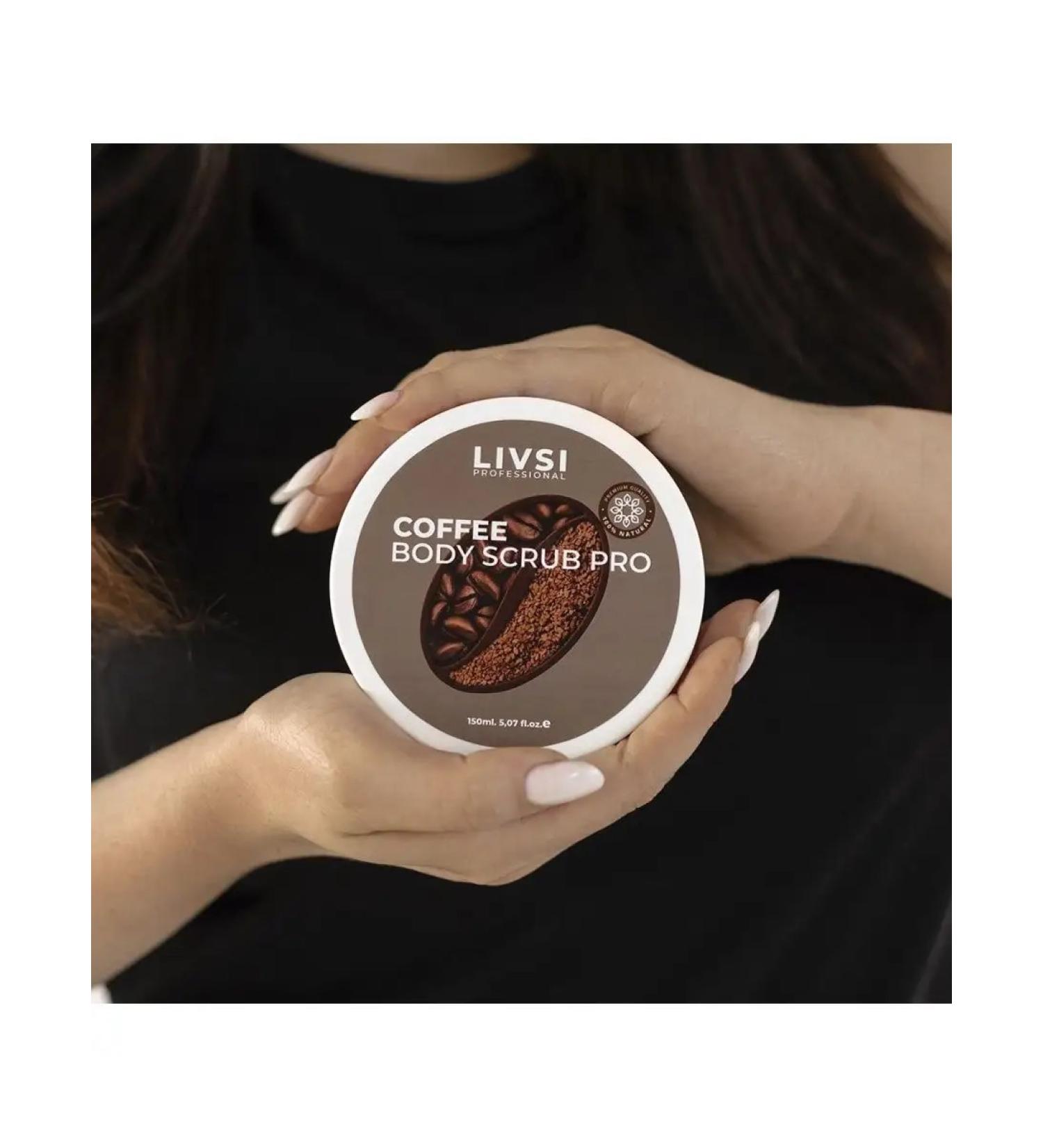 LIVSI Body scrub anti -cellulite coffee moisturizer 150 ml - Buy Online on GoSupps.com