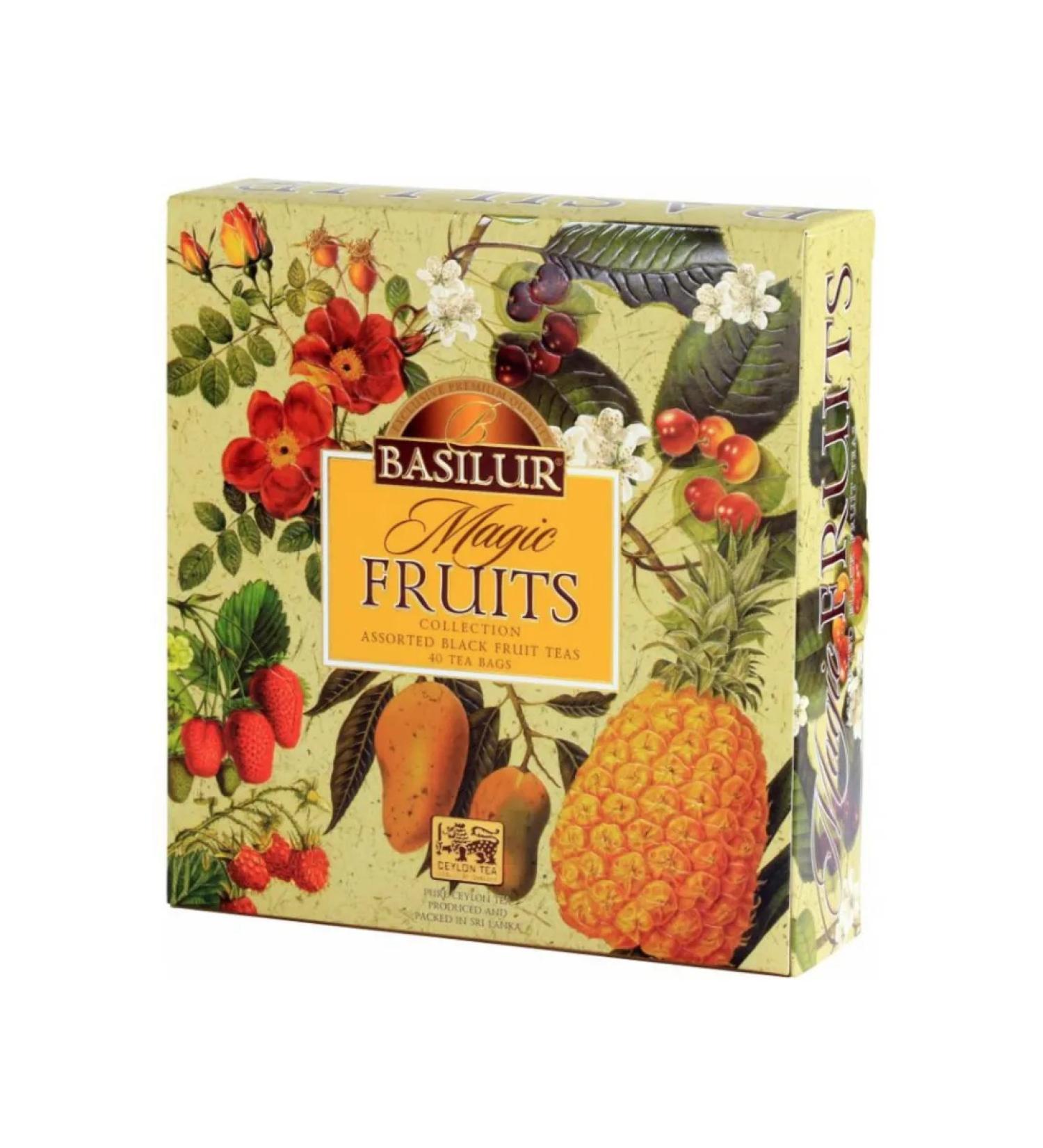 Tea Black Basilur Magic Fruits "Assorted" 40 bags