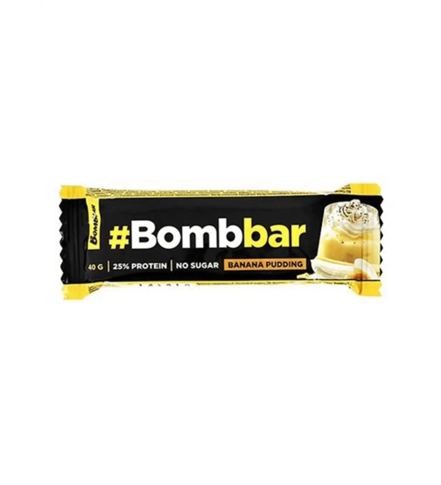 BombBar Banana pudding bar in chocolate protein 40 g