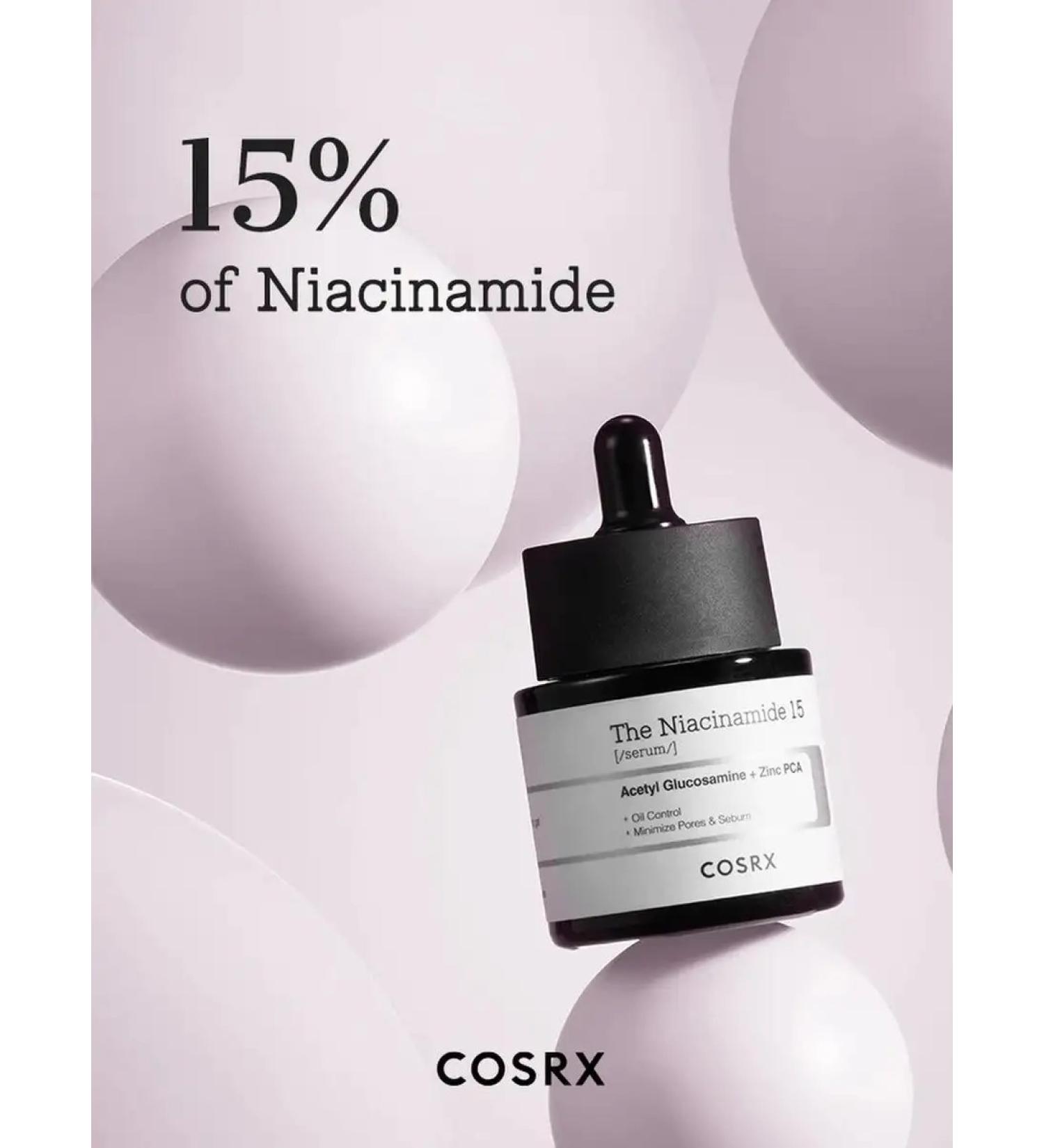 COSRX Serum against acne with 15% niacinamide 20ml - Buy Online on GoSupps.com