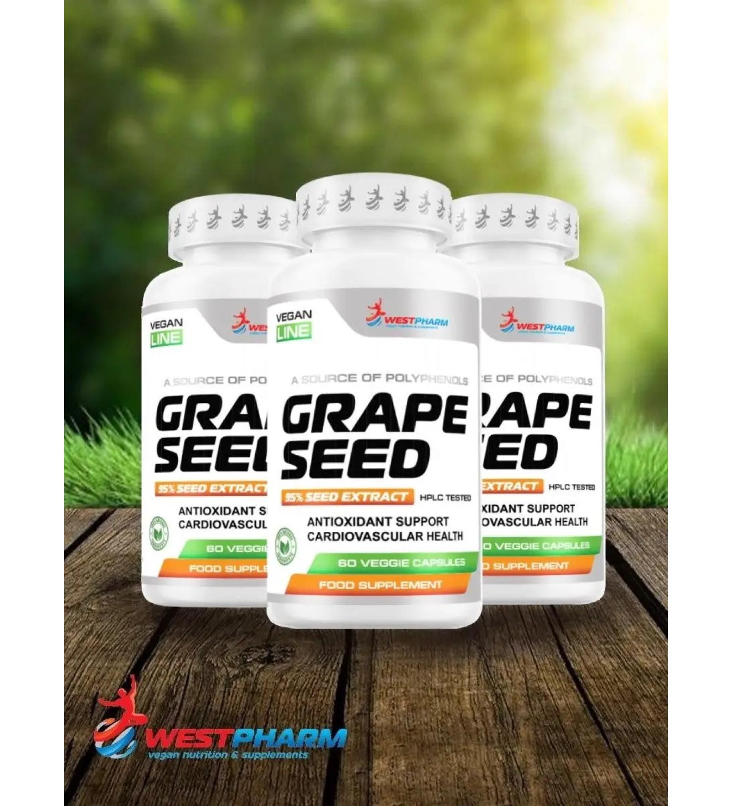 Westpharm Vegan Line Graph Seed 400mg 60 capsules - Buy Online on GoSupps.com