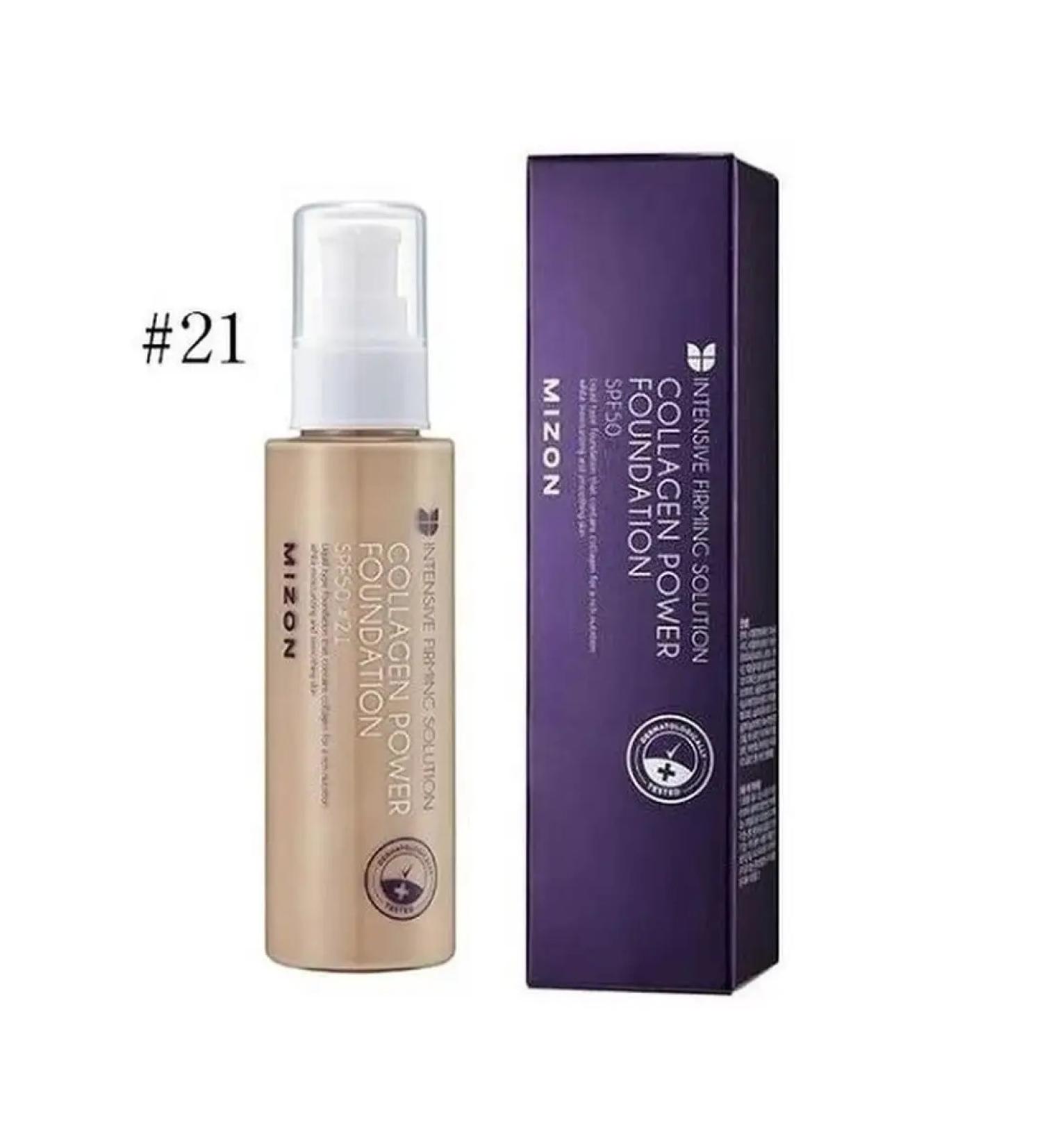 MIZON Moisturizing foundation Collagen Power Foundation - Buy Online on GoSupps.com