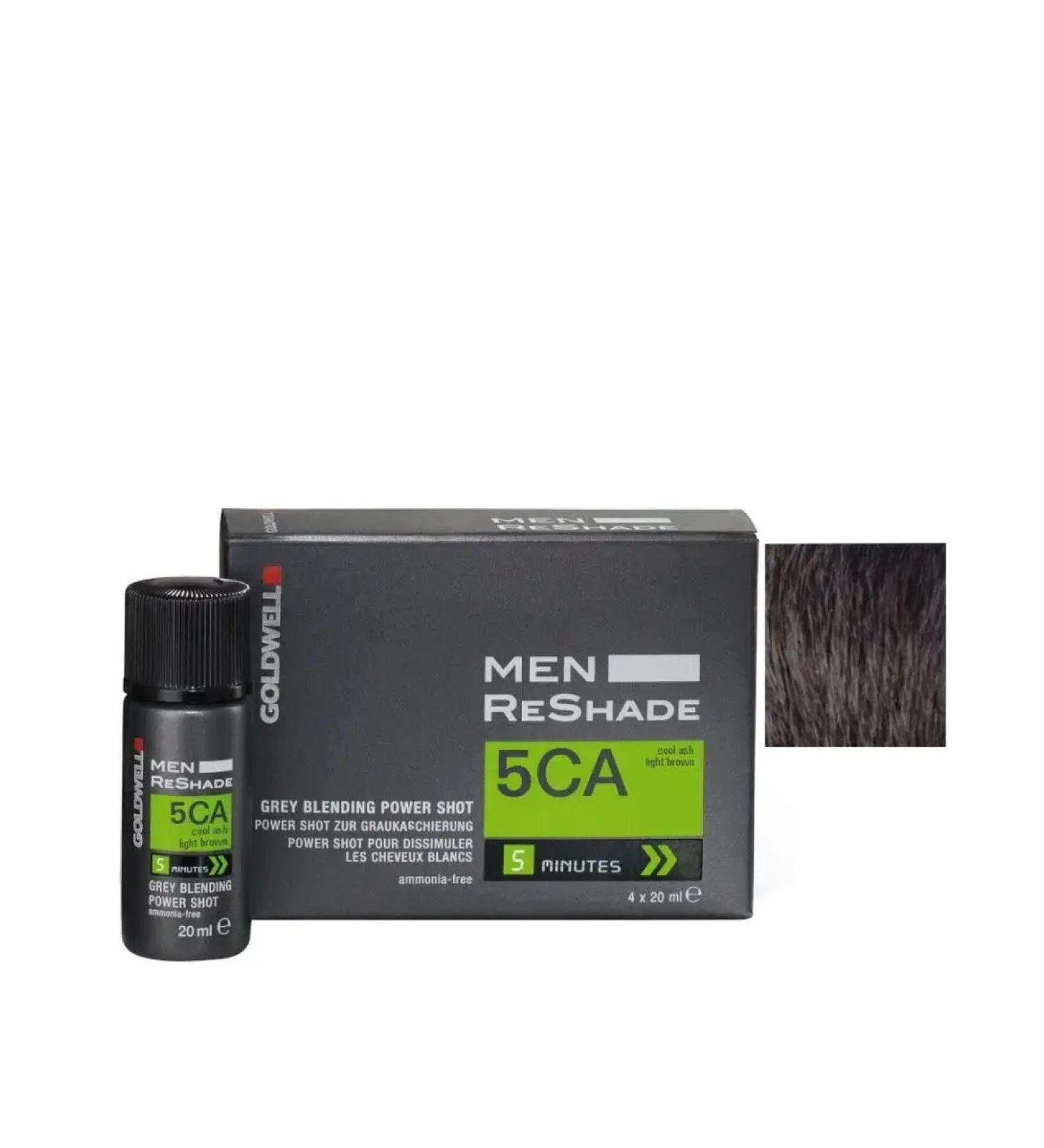 Goldwell MEN ResHade 5CA light brown -haired corrector 4 x 20