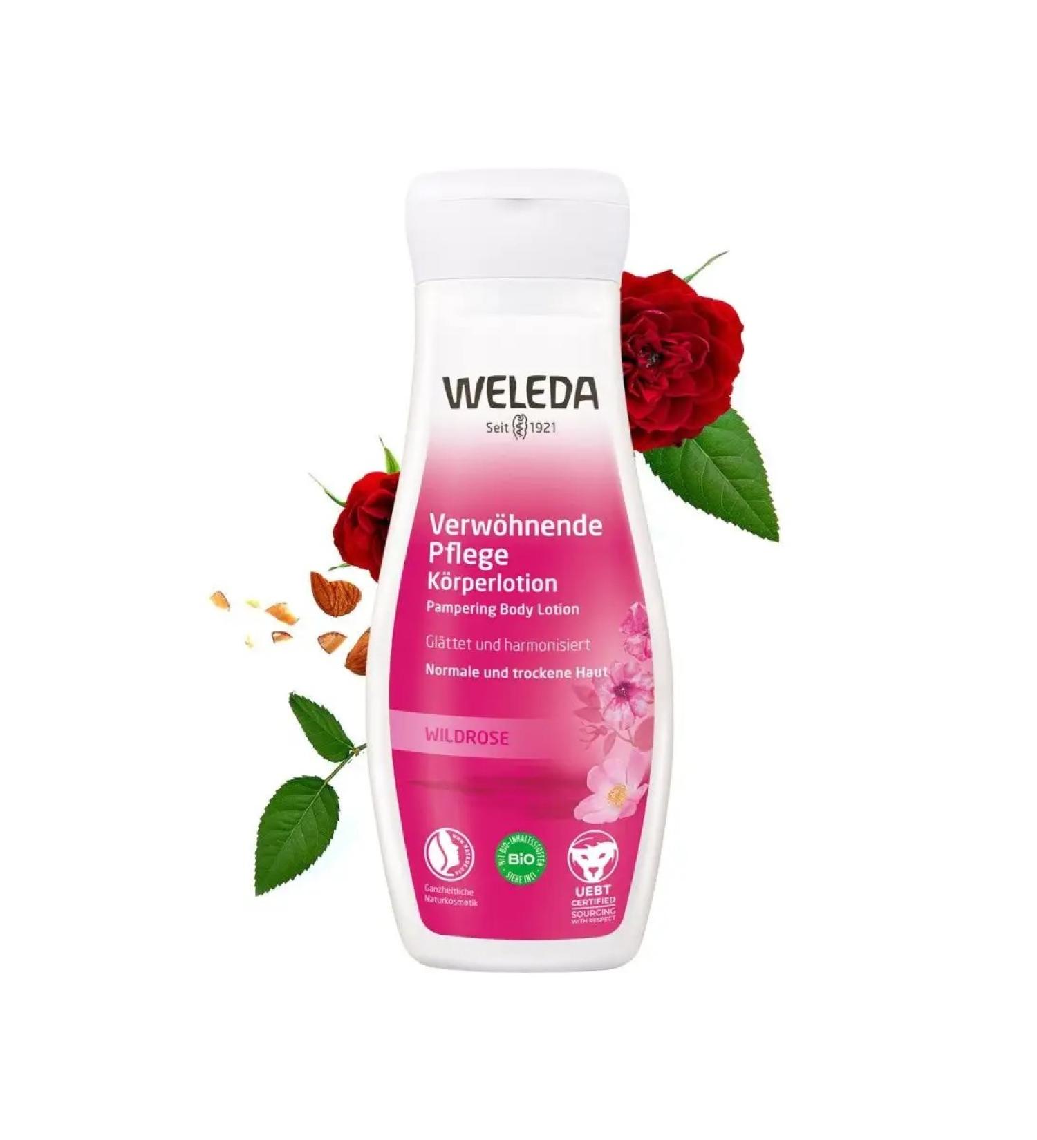 WELEDA Pink tender milk for the body 200 ml (for the body)