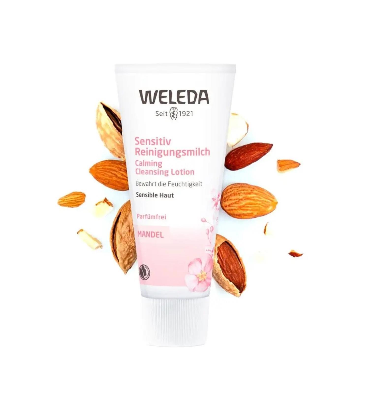 WELEDA Cleaning milk 75 ml (almond line)