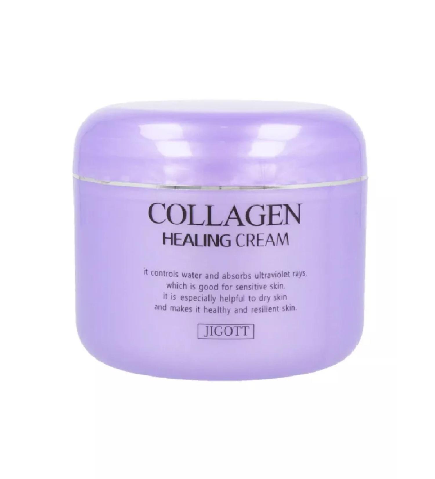 Jigott Anti-Age Collagen Restorative Facial Cream 100 ml - Buy Online on GoSupps.com