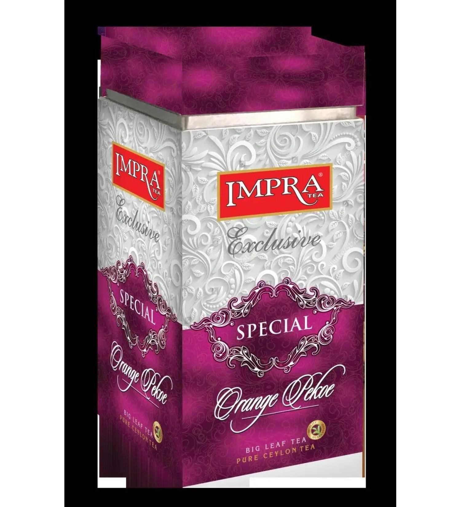 Tea IMPRA Black special large sheet Zh.B. 200g