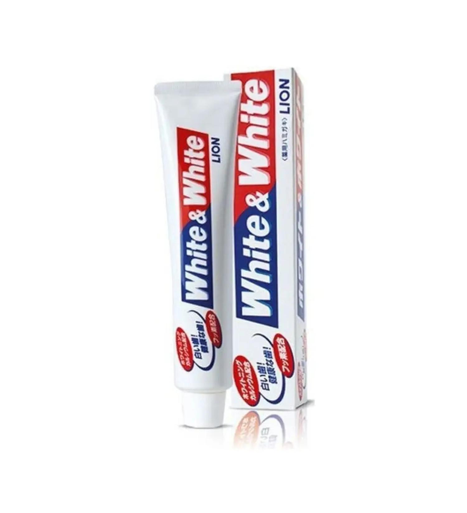 LION White & White toothpaste whitening 150 grams