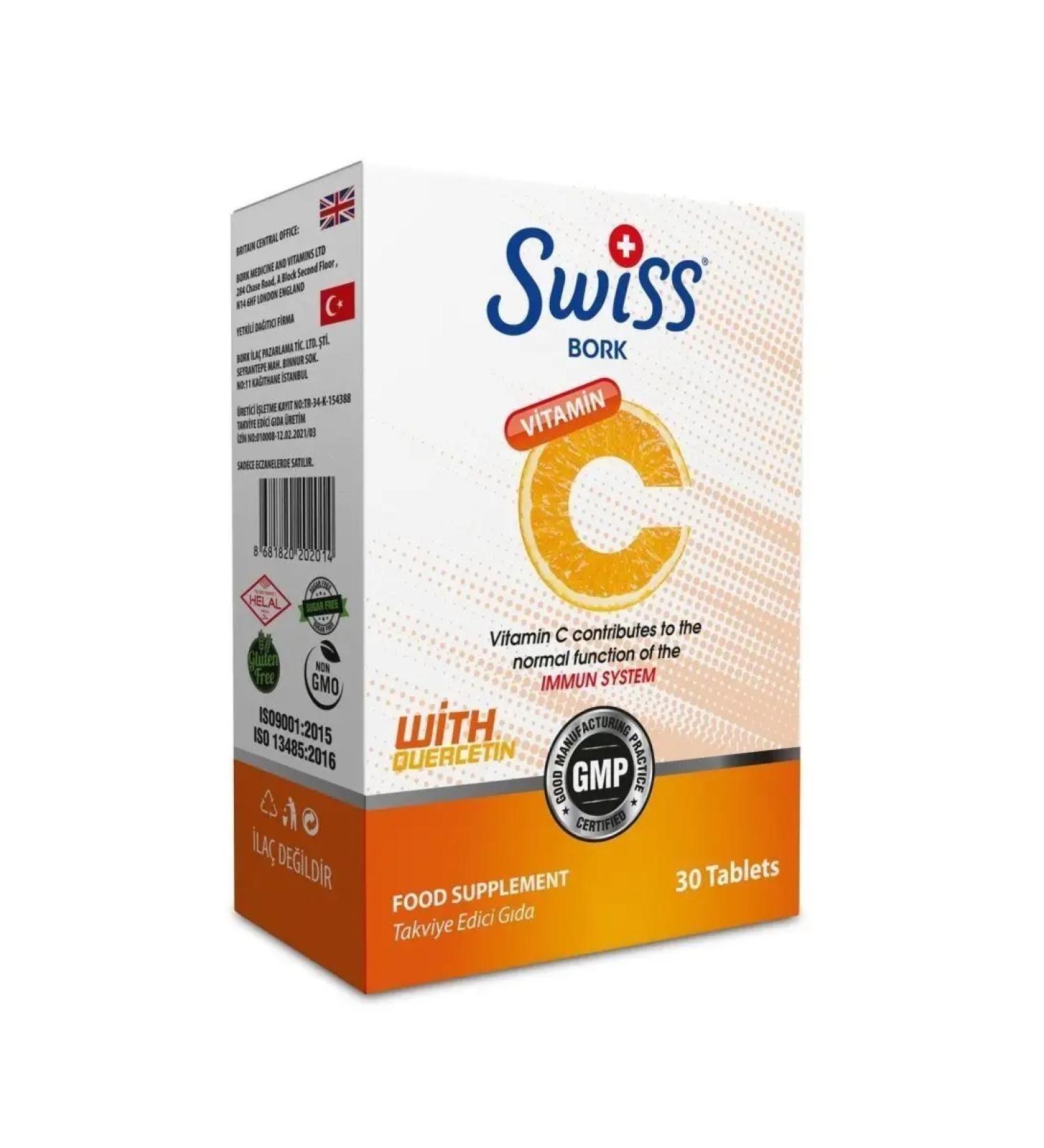Swiss Vitamin C 30 tablets
