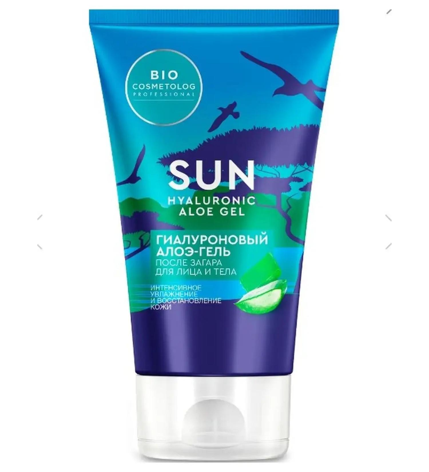 PhytoCosmetics Aloe gel after a tanning for the face and body hyauron 150 ml