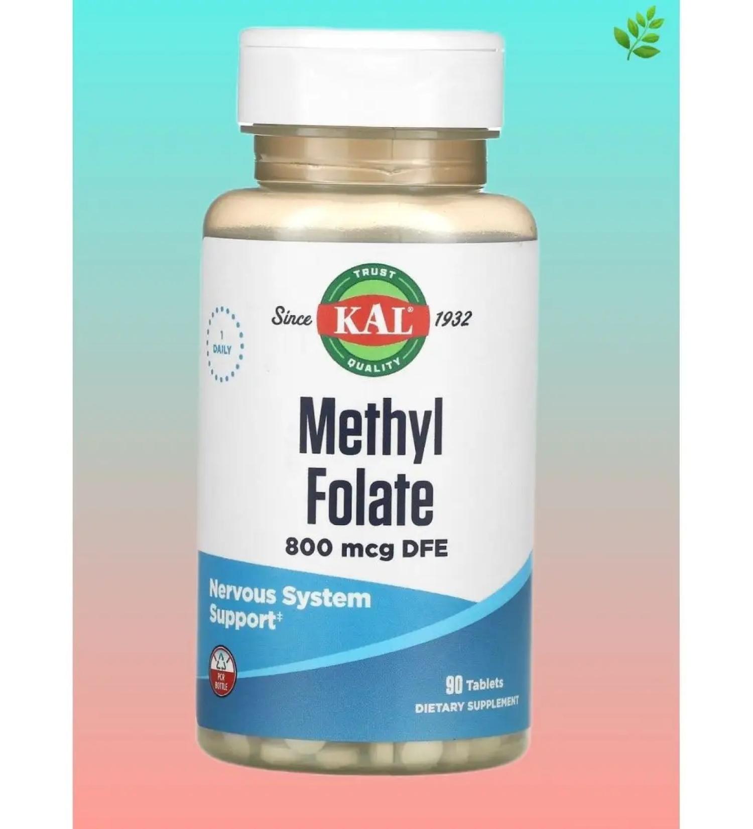 KAL Methylpholat 800 mcg 90 tablets