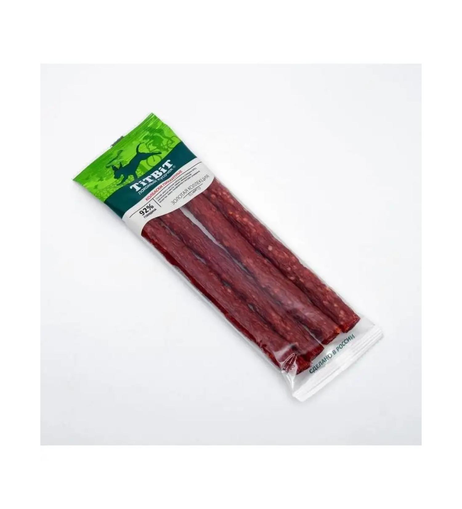 Titbit Piquant sausages for dogs 80 g - Buy Online on GoSupps.com