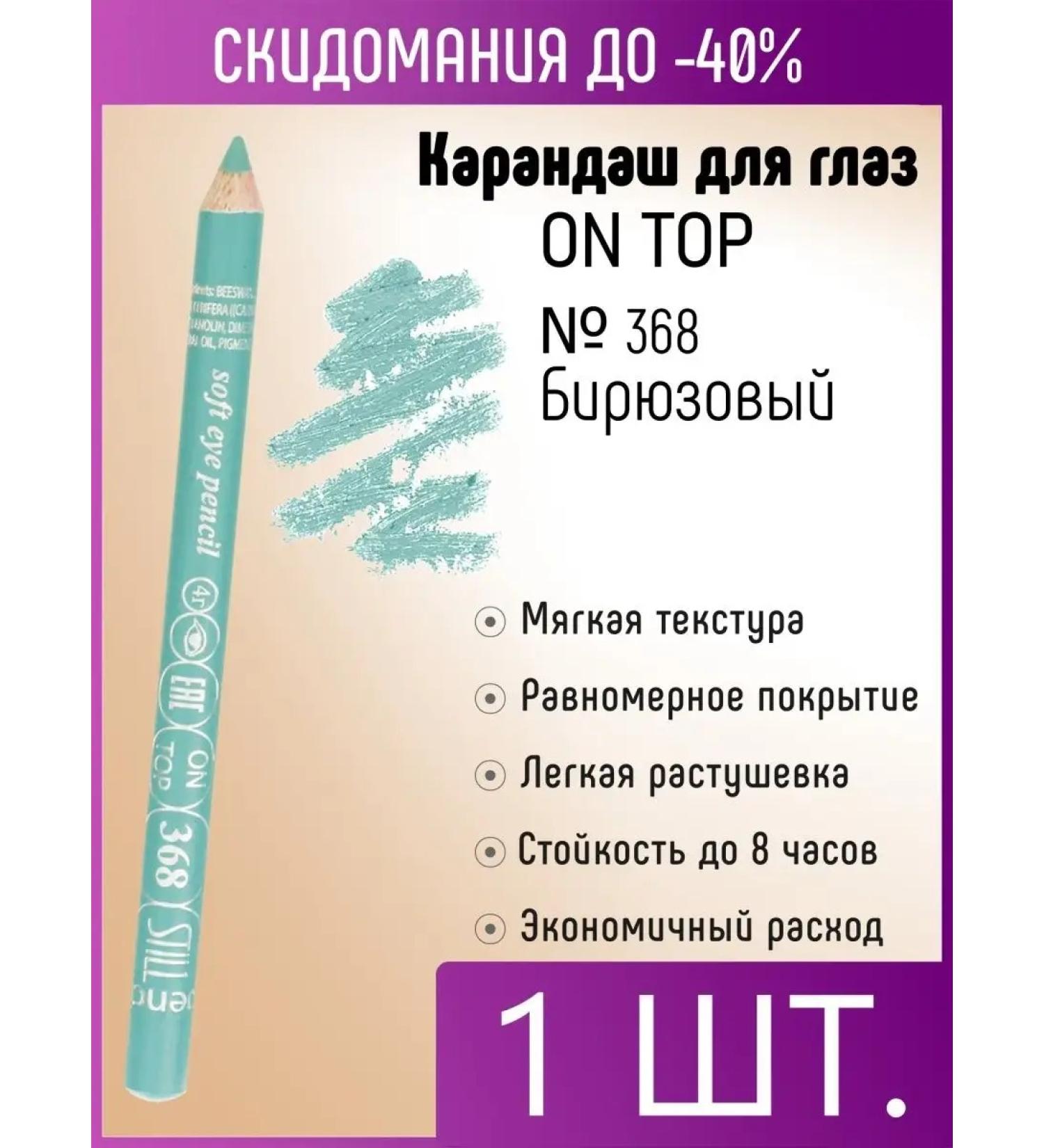 still Eye pencil persistent blue on top 368