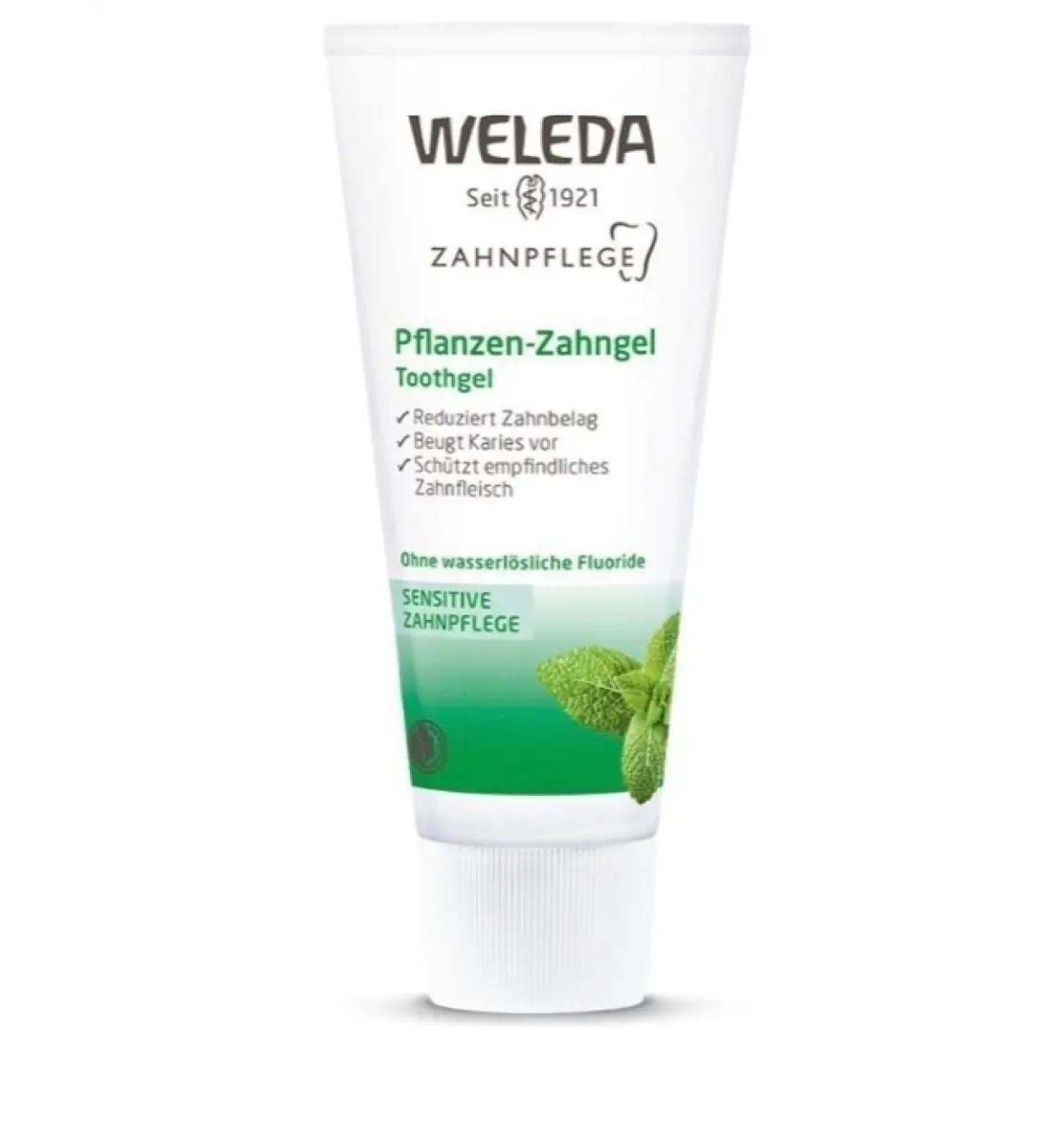 WELEDA Plant toothpaste-gel on herbs 75ml - Buy Online on GoSupps.com