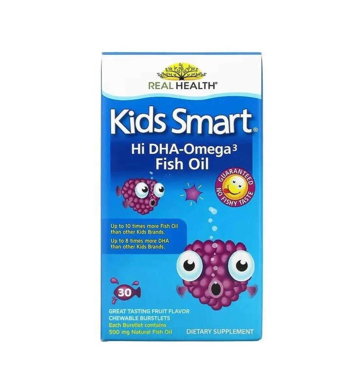 Bioglan Omega-3 and dgk fruit taste 30 chewing capsules - Buy Online on GoSupps.com