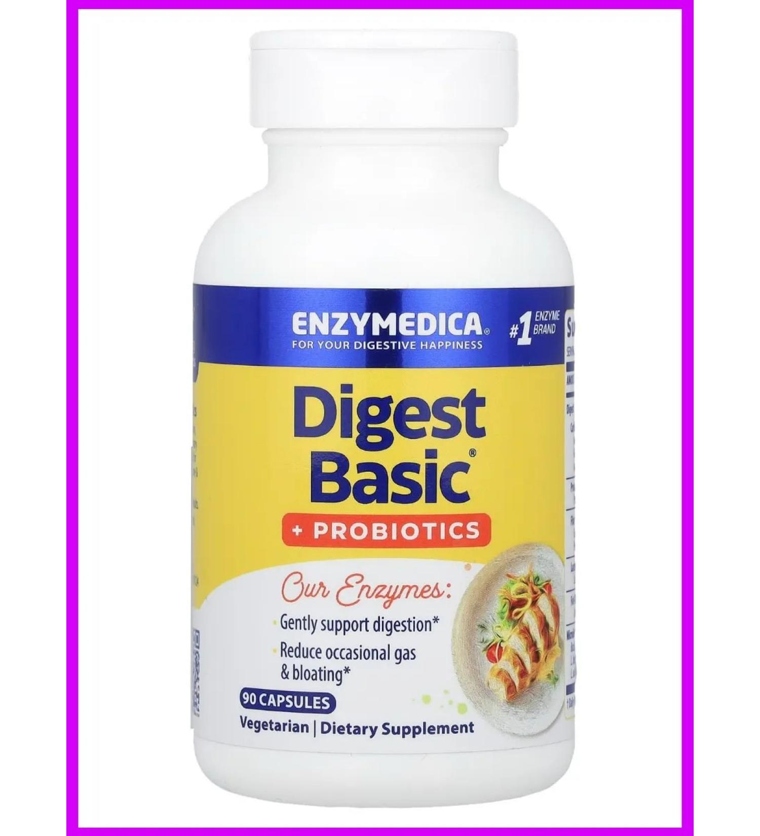 enzymedica Digestive enzymes with probiotics 90 capsules - Buy Online on GoSupps.com
