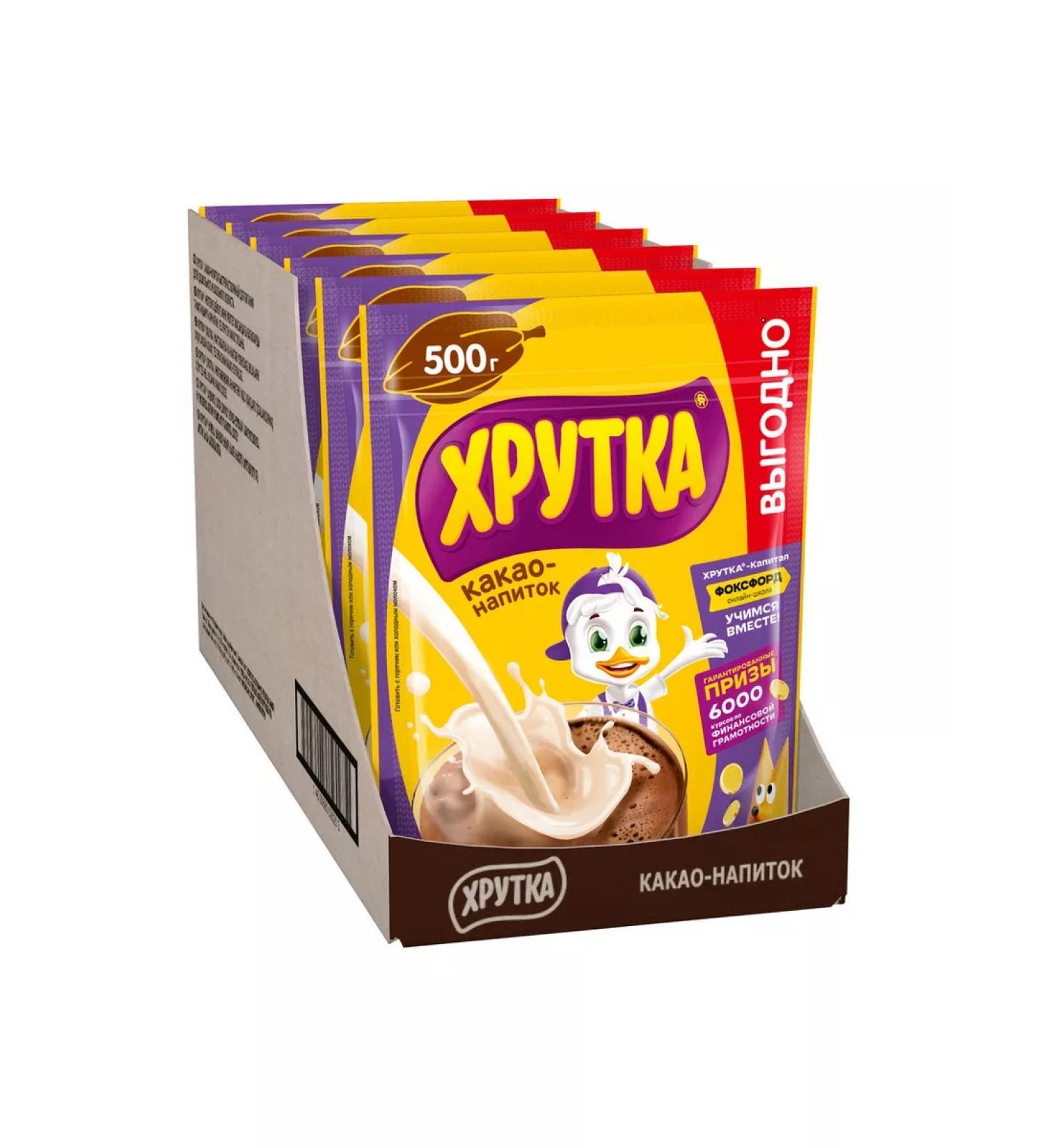 Khrutka Cocoa-drunk cocoa "Cryust" 500 g 6 pcs - Buy Online on GoSupps.com