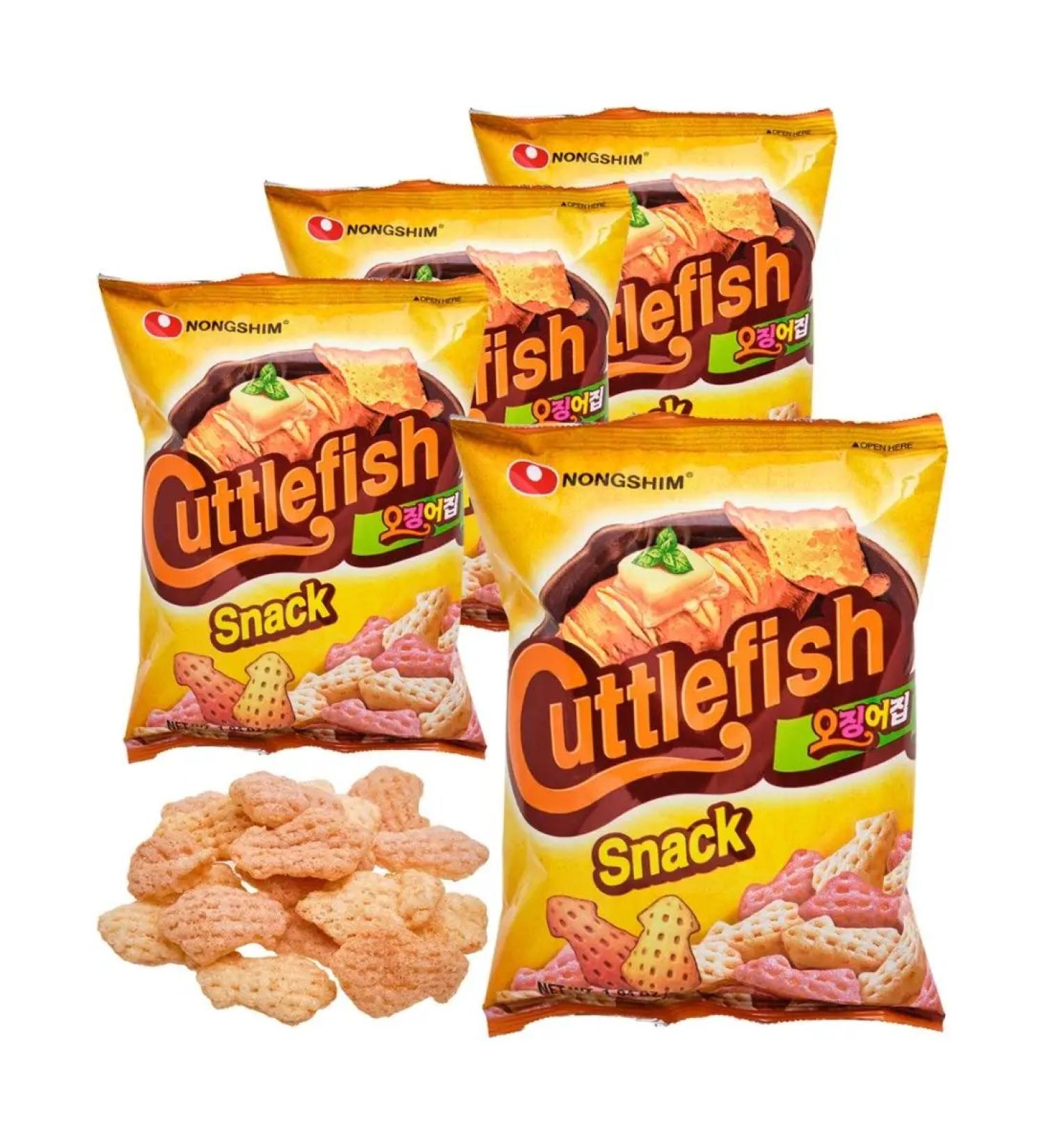 Nongshim Nongsmic chips with the taste of squid 4pc x 55g - Buy Online on GoSupps.com