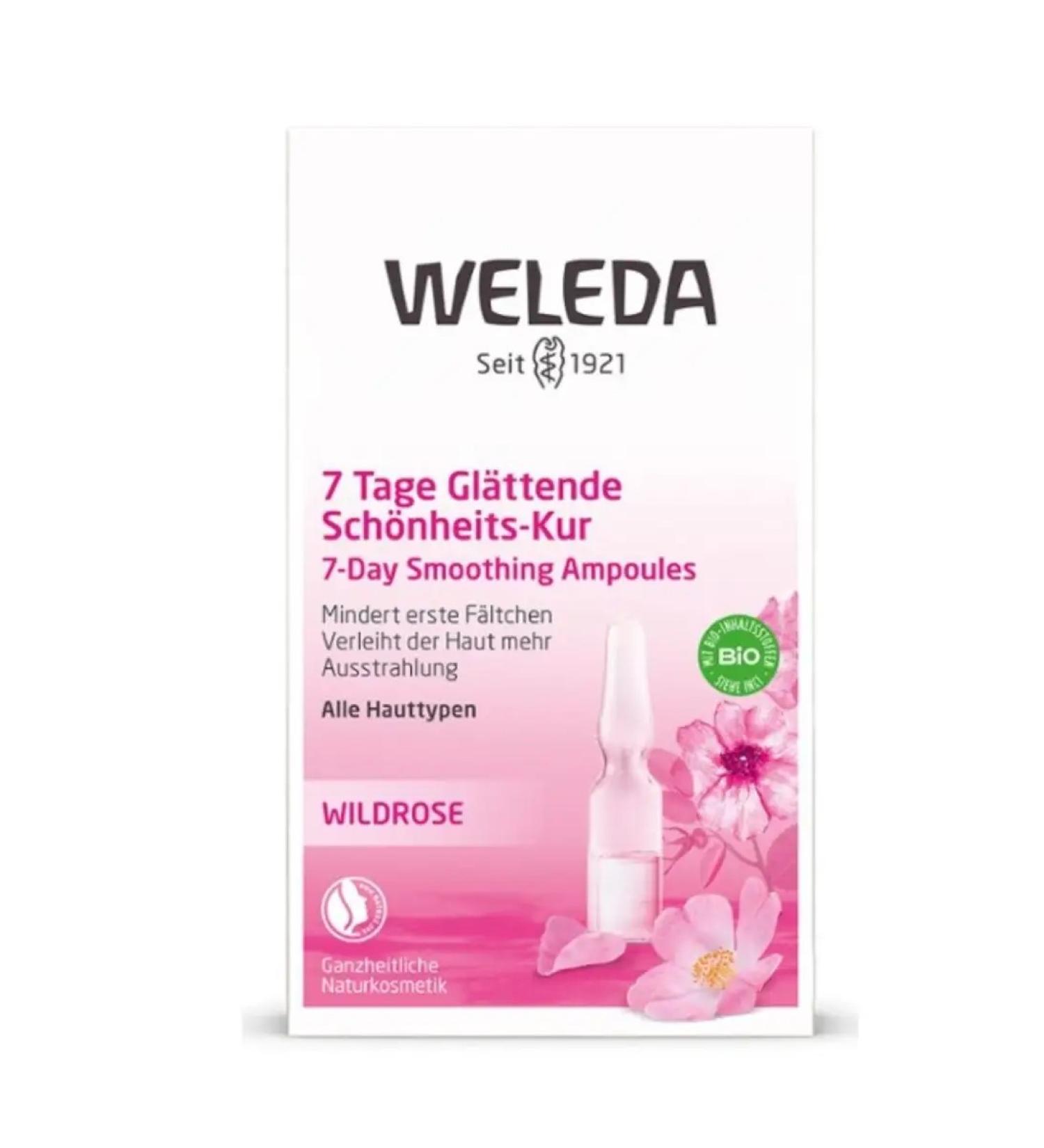 WELEDA Pink smoothing concentrate 7x0.8 ml - Buy Online on GoSupps.com