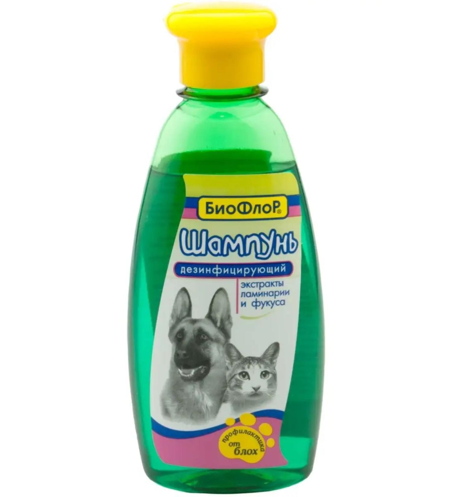 Bioflor Shampoo "disinfecting" from fleas 245 ml of kelp