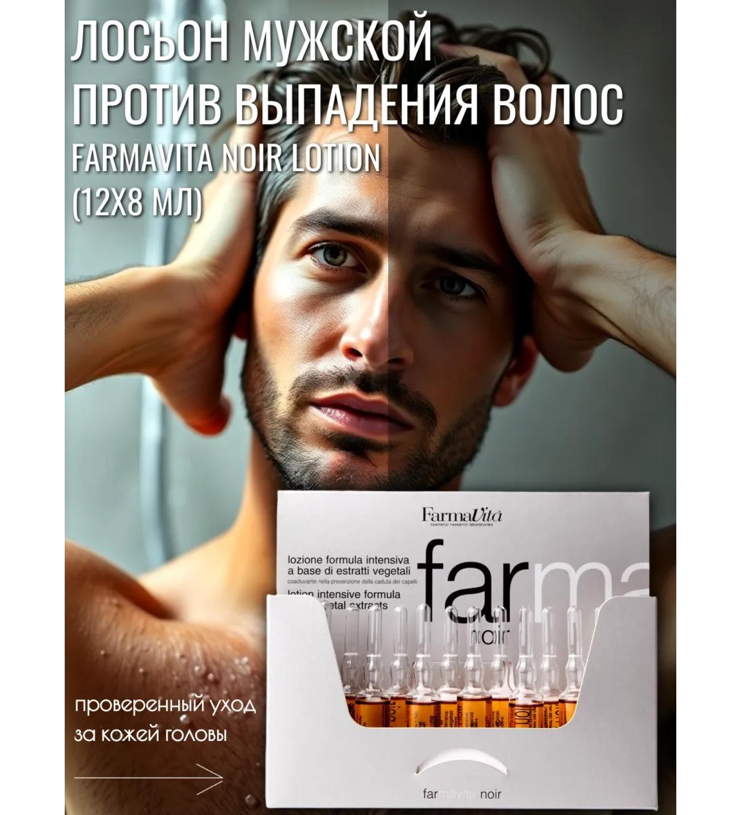Farmavita Lotion against hair loss in male ampoules - Buy Online on GoSupps.com