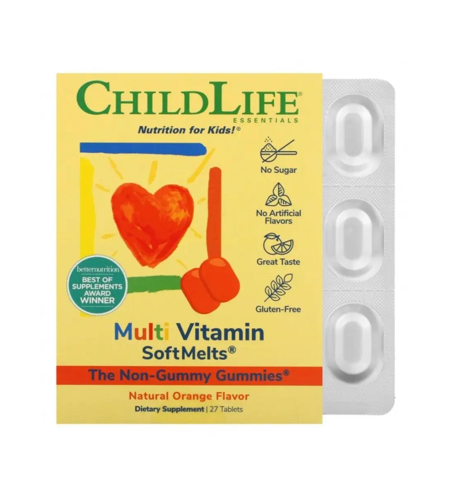 ChildLife Multi Vitamin Softmels 27 tablets