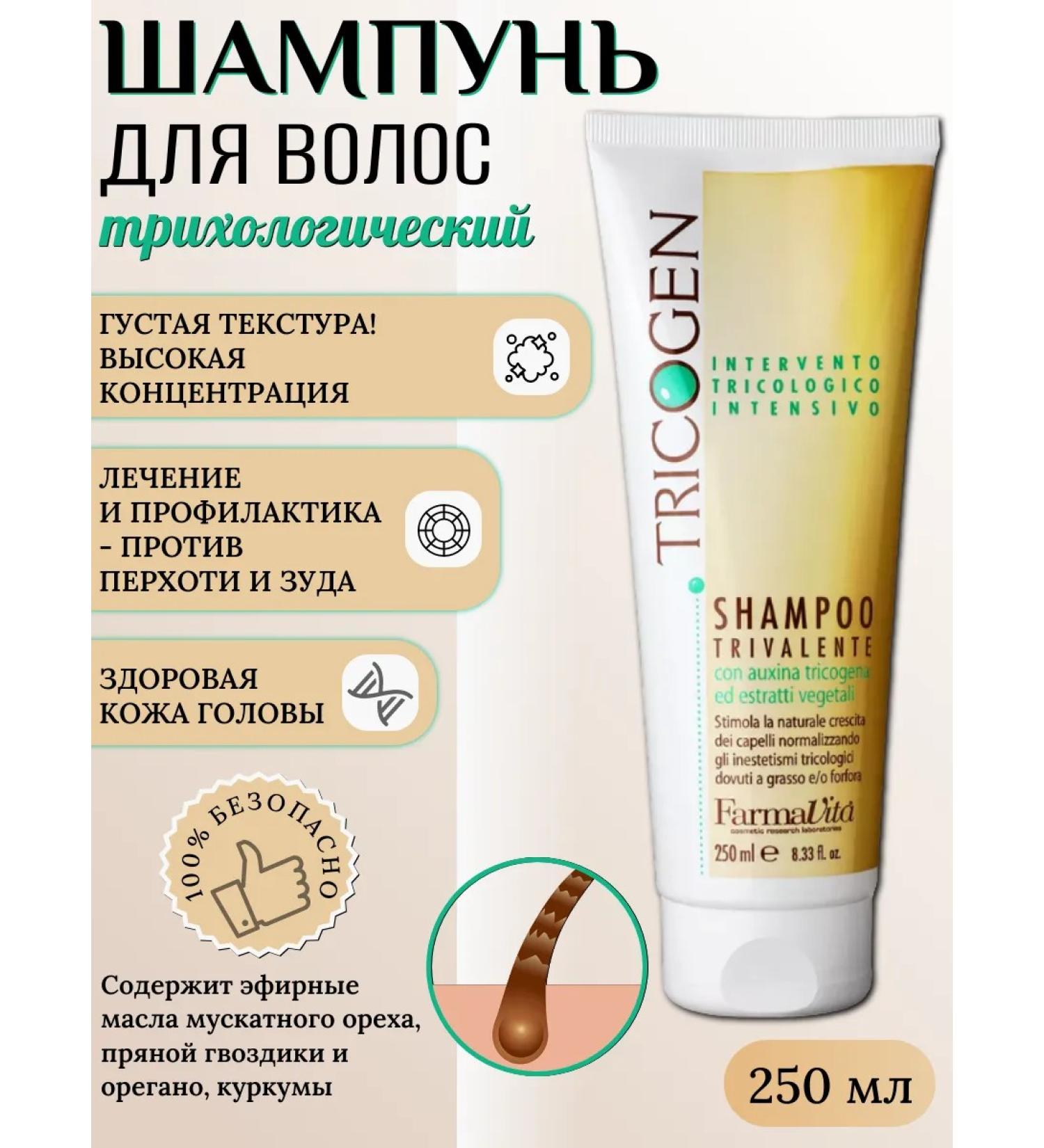 Farmavita Hair dandruff shampoo Professional Tricogen