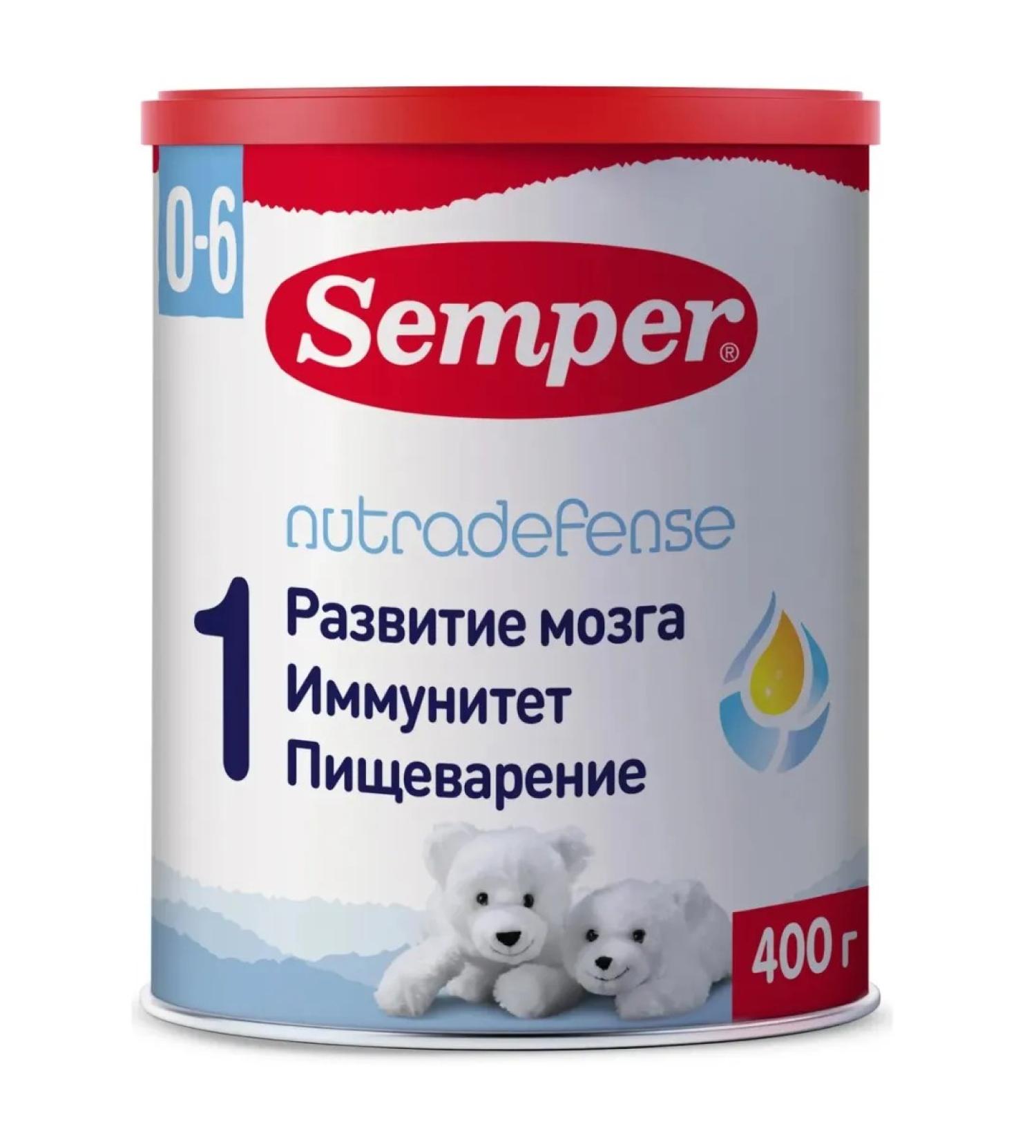 Semper Children's mixture 1 dairy from birth 400 g - Buy Online on GoSupps.com