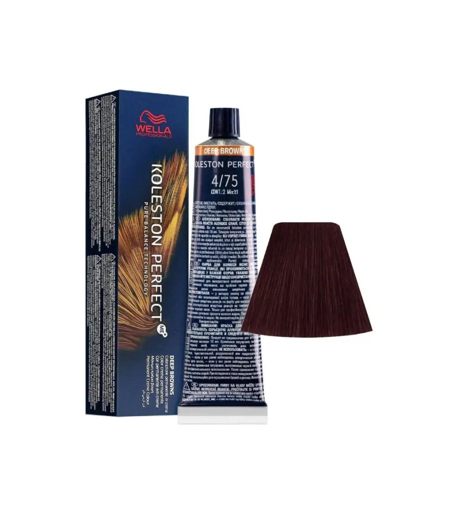 WELLA Koleston Perfect ME+ 4 75 Persistent hair dye 60 ml - Buy Online on GoSupps.com