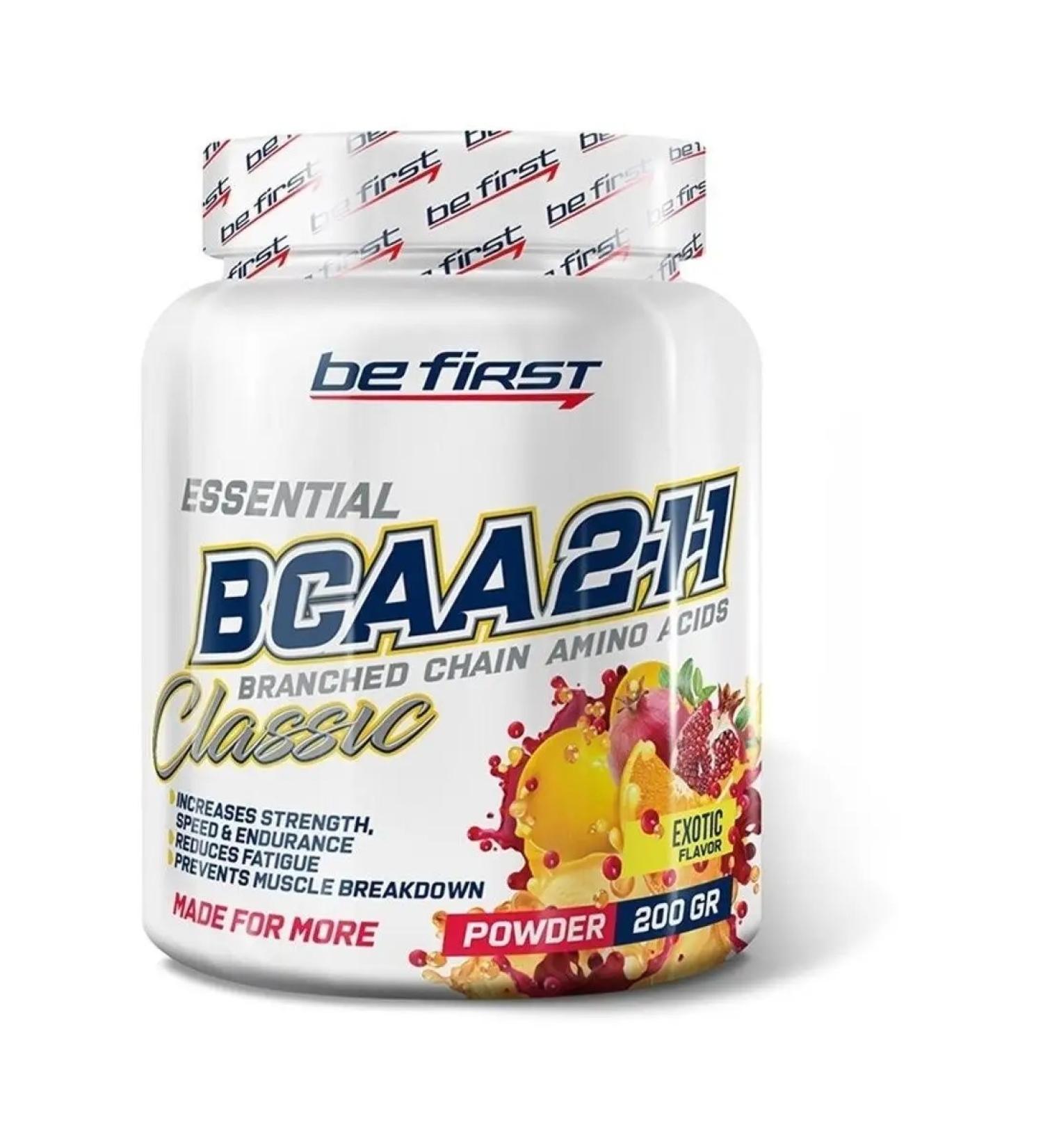 Be First BCAA 2 1 1 Classic Powder 200 grams (exotic)