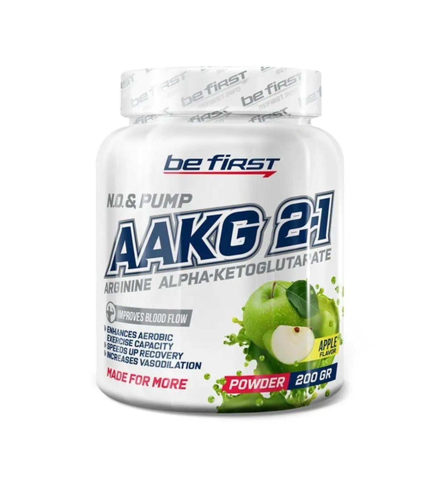 Be First AAKG POWDER 200 gr (apple)