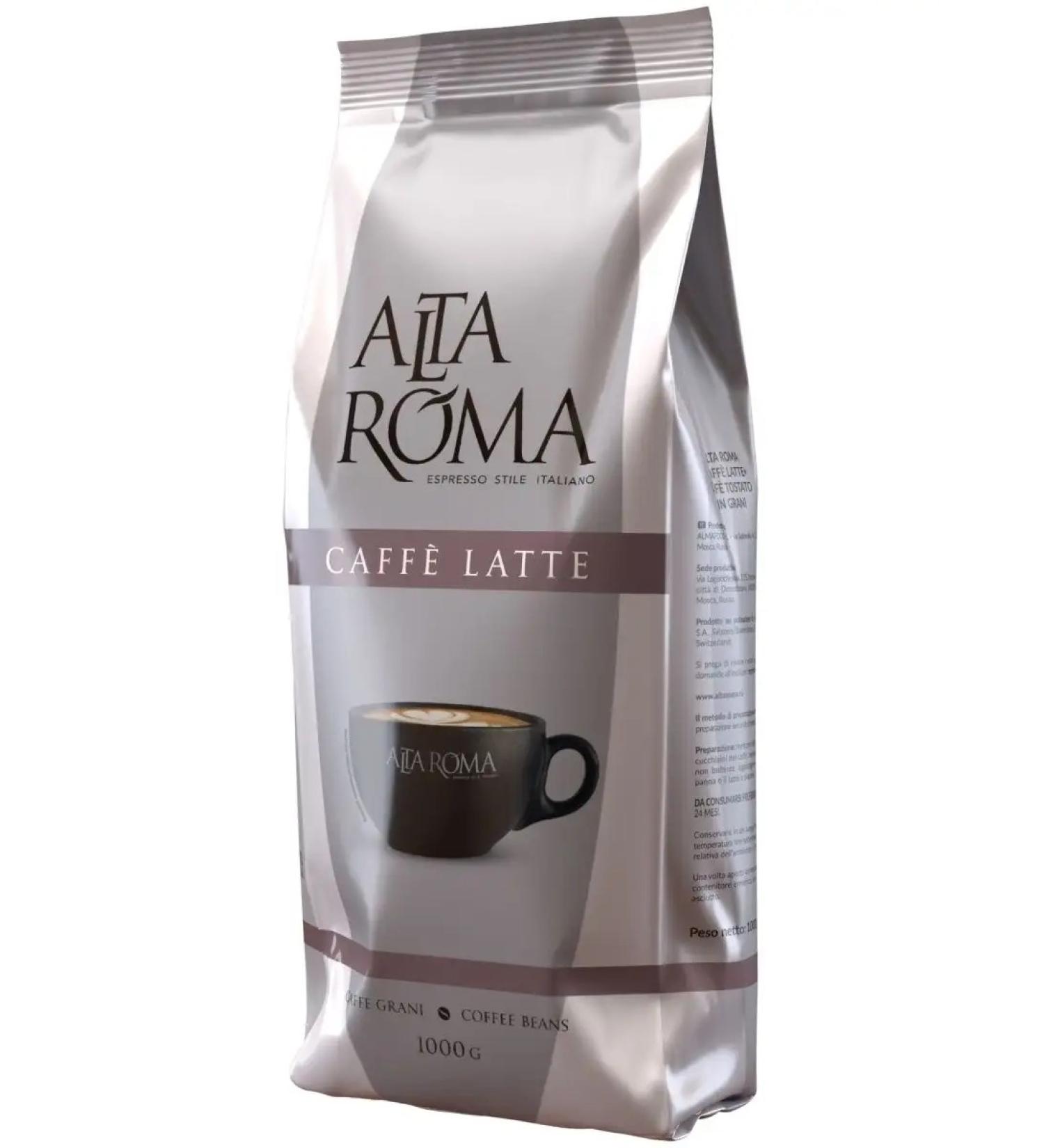 ALTA ROMA Caffe Latte coffee in grains 1 kg