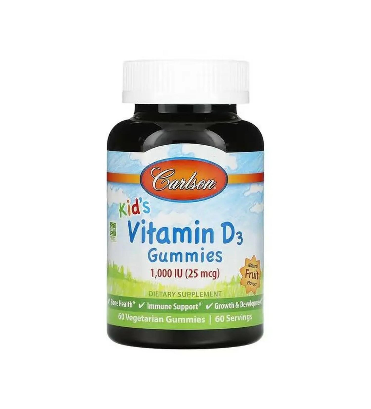 Carlson Vitamin D3 25 g (1000 IU) 60 pcs