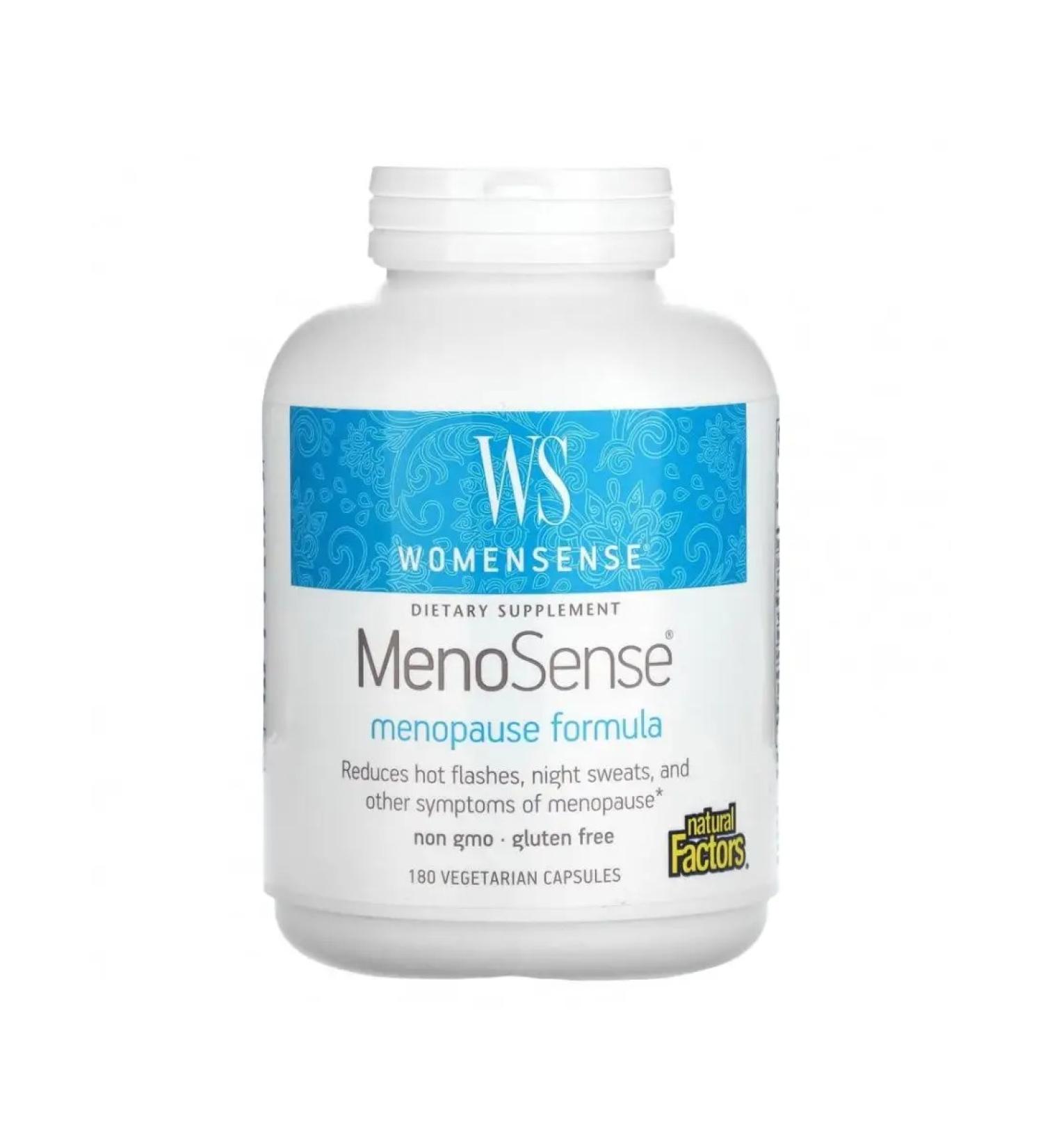 Natural Factors Womensense Menosense 180 vegetarian capsules