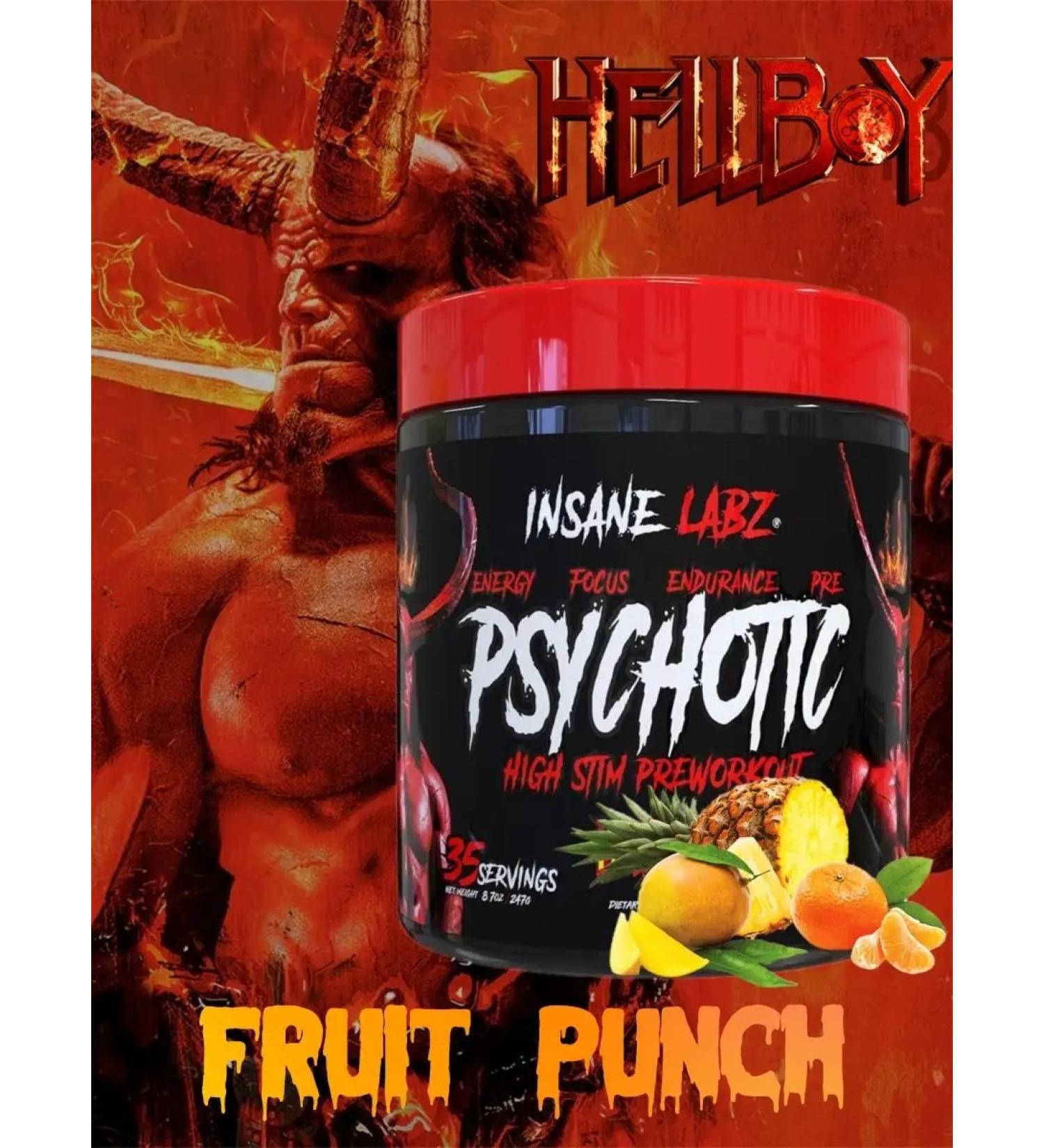 Insane Labz Psychotics Psychotic Hellboy Fruit Puret Psychotics - Buy Online on GoSupps.com