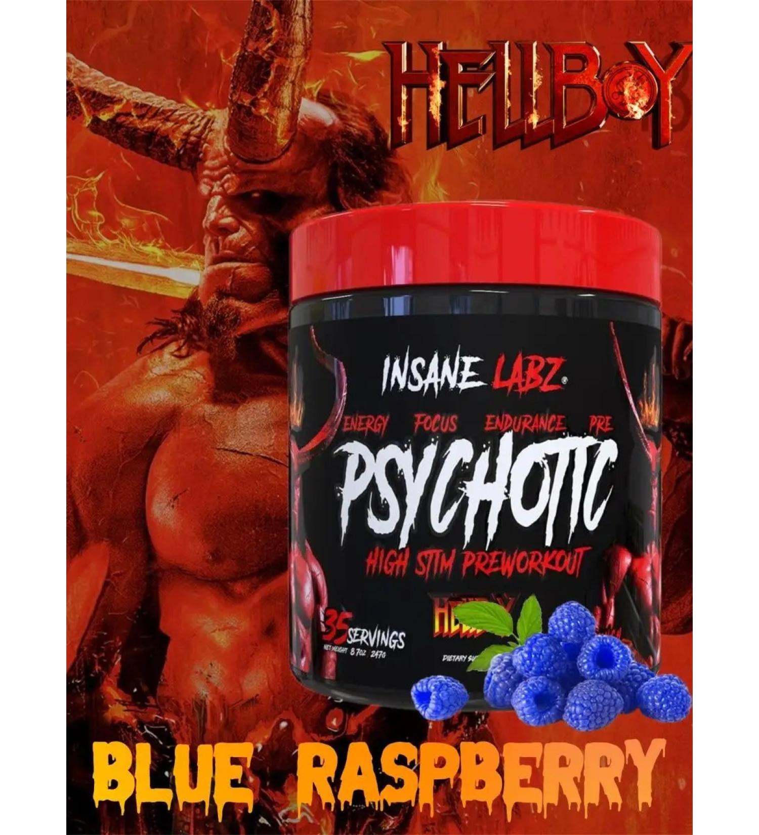 Insane Labz Psychotics Psychotic Hellboy Blue Blue Malina - Buy Online on GoSupps.com