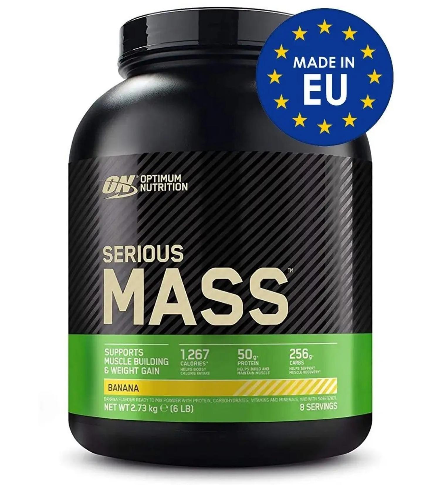 Optimum Nutrition Heiner Serious Mass (EU) 2730 g (6LB) - Buy Online on GoSupps.com