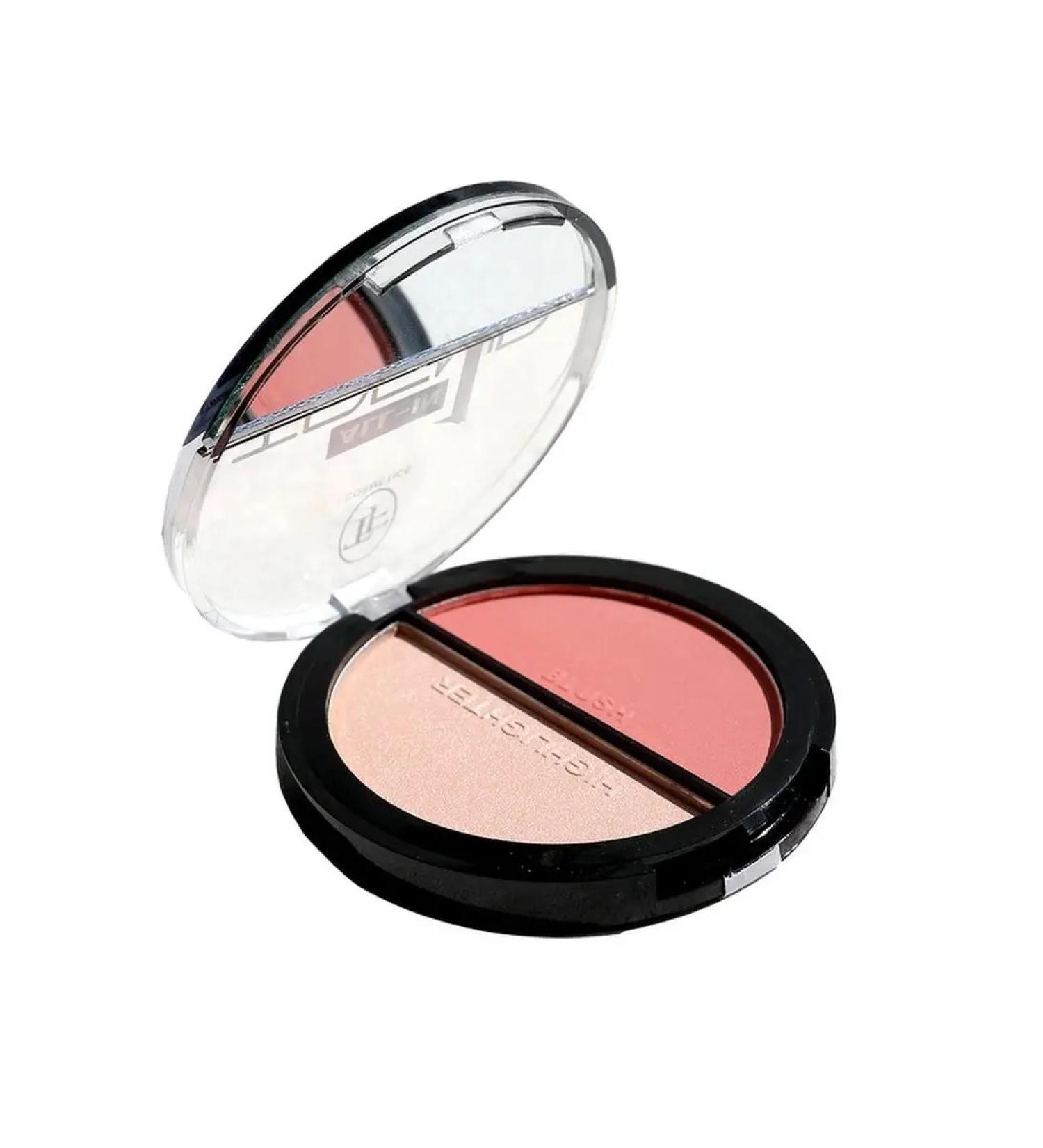 Dual blush highlighter