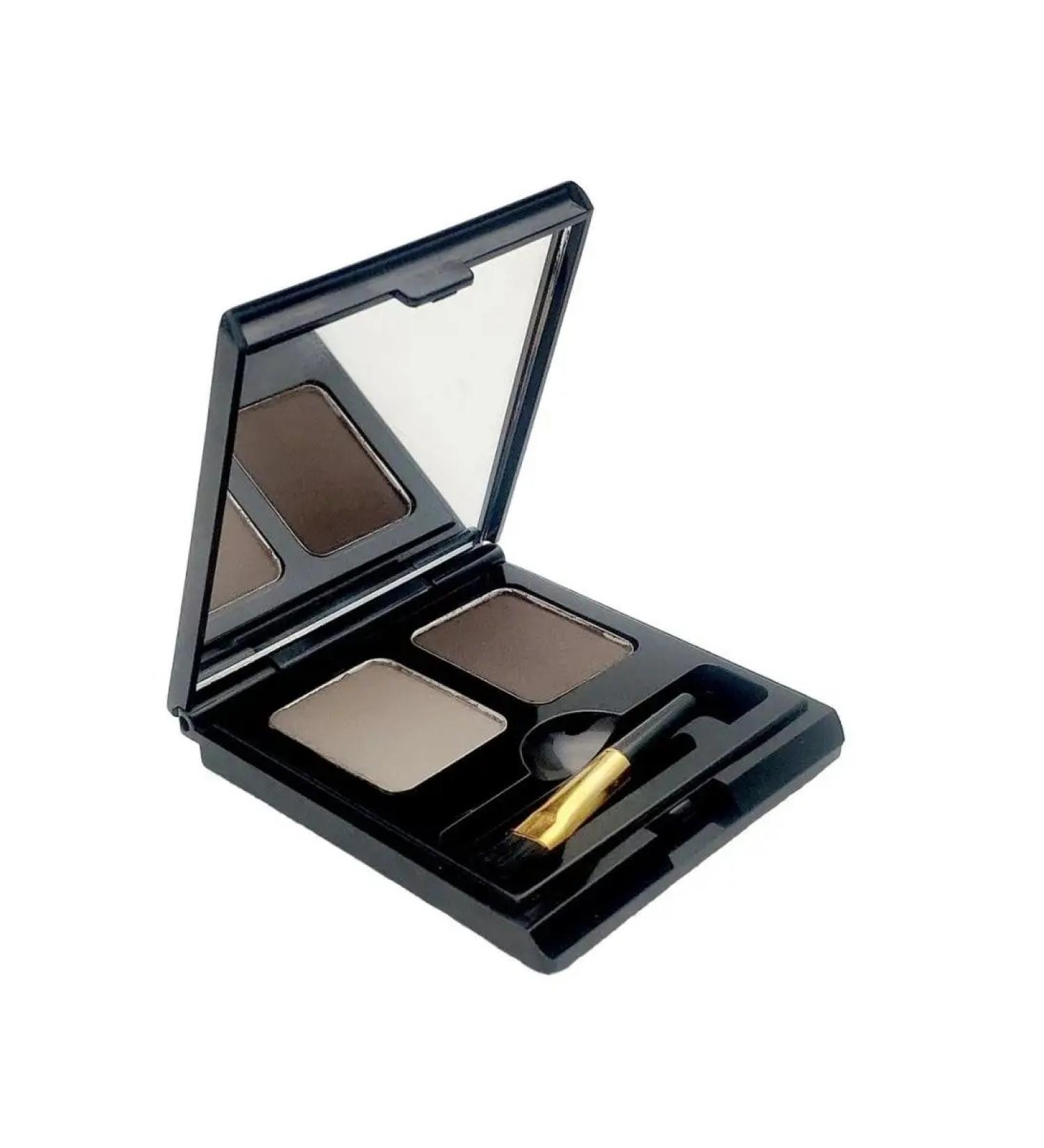 L'OCEAN Eyebrow shadows Eye Brow Cake 02 Light Brown + Brown