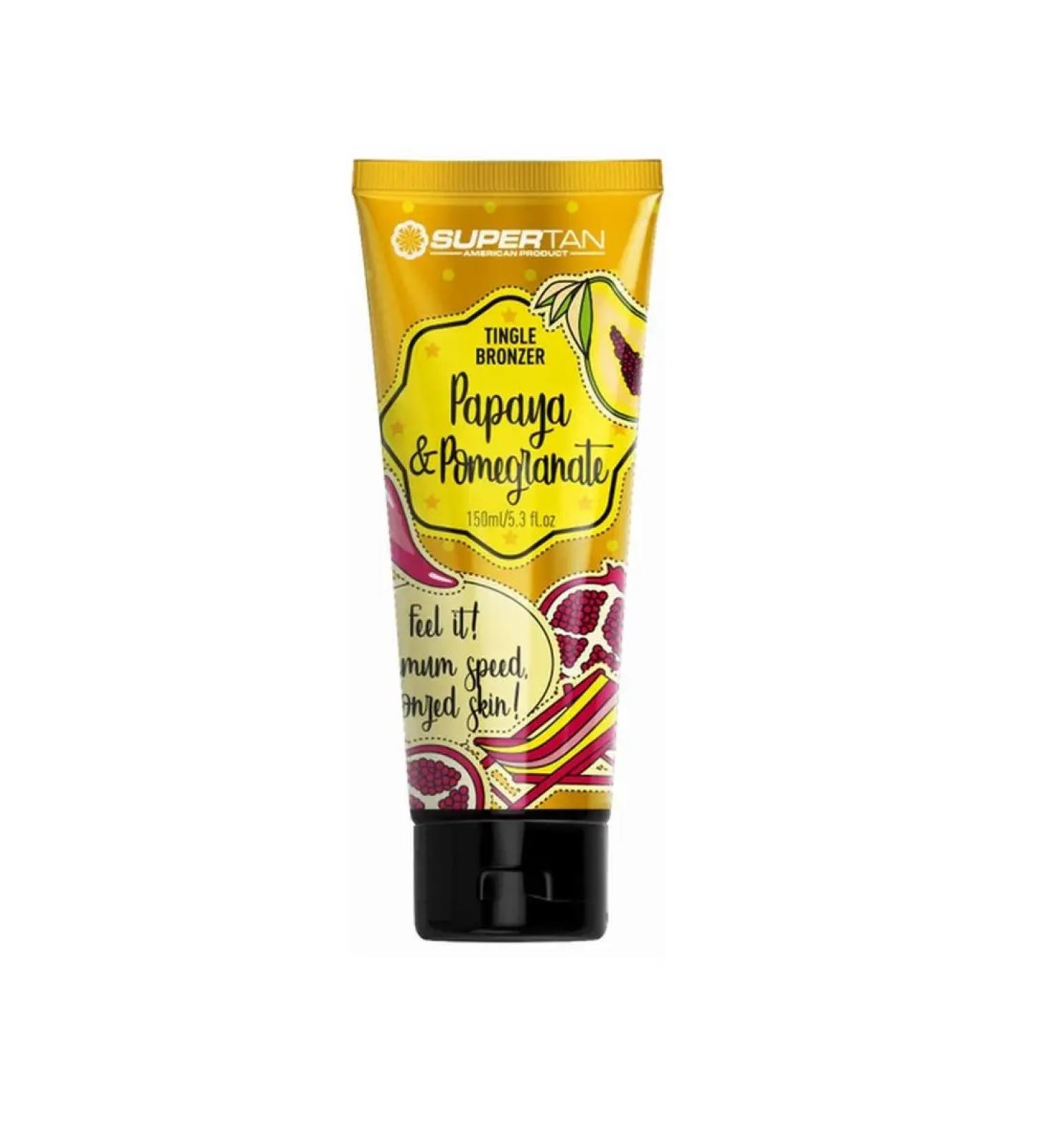 Supertan Papaya Pomegranate 150 ml Tingle bronzer